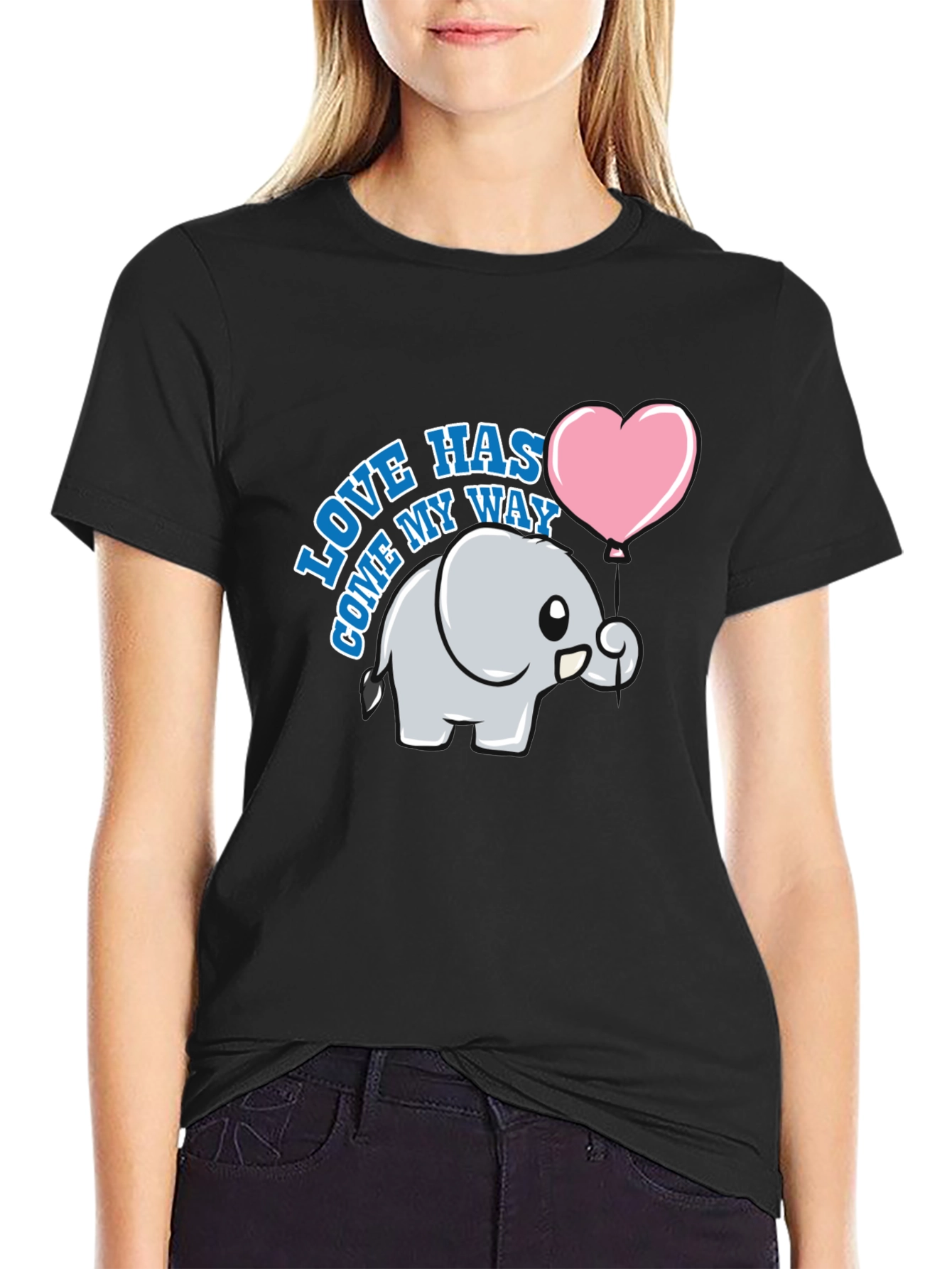 Cute Elephant Love Has Come My Way T-Shirt