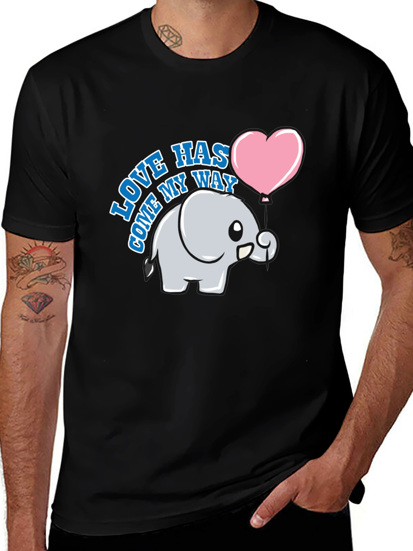 Cute Elephant Love Has Come My Way T-Shirt