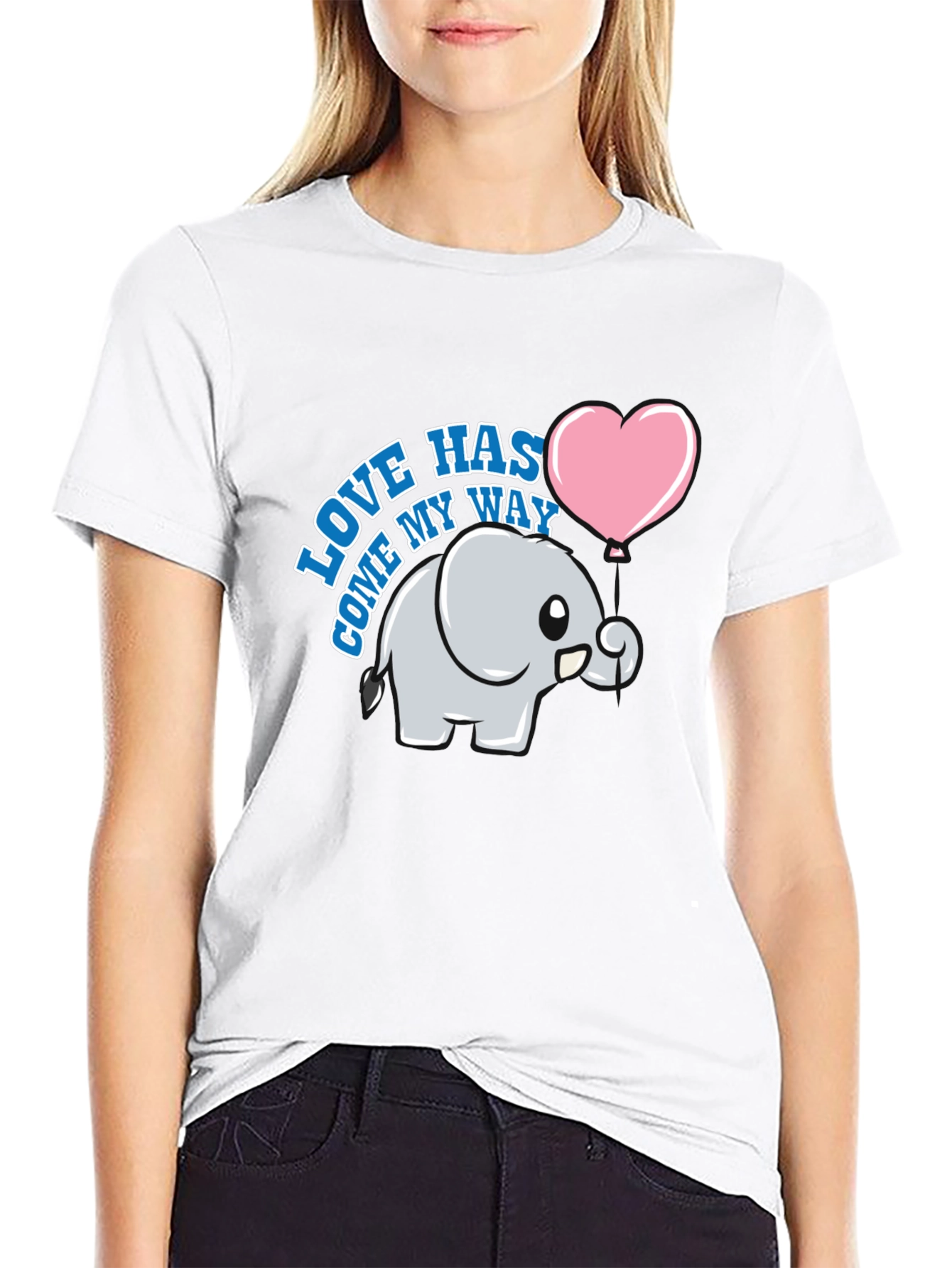 Cute Elephant Love Has Come My Way T-Shirt