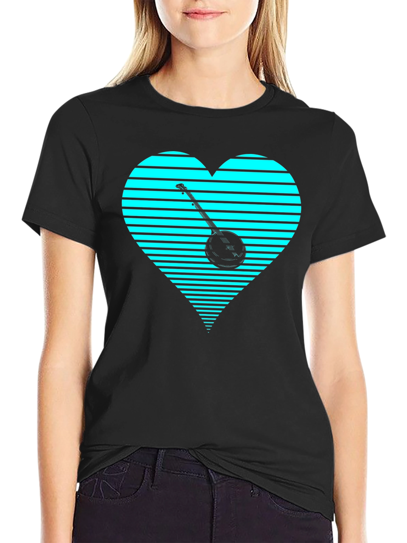 Banjo Heart Graphic Tee