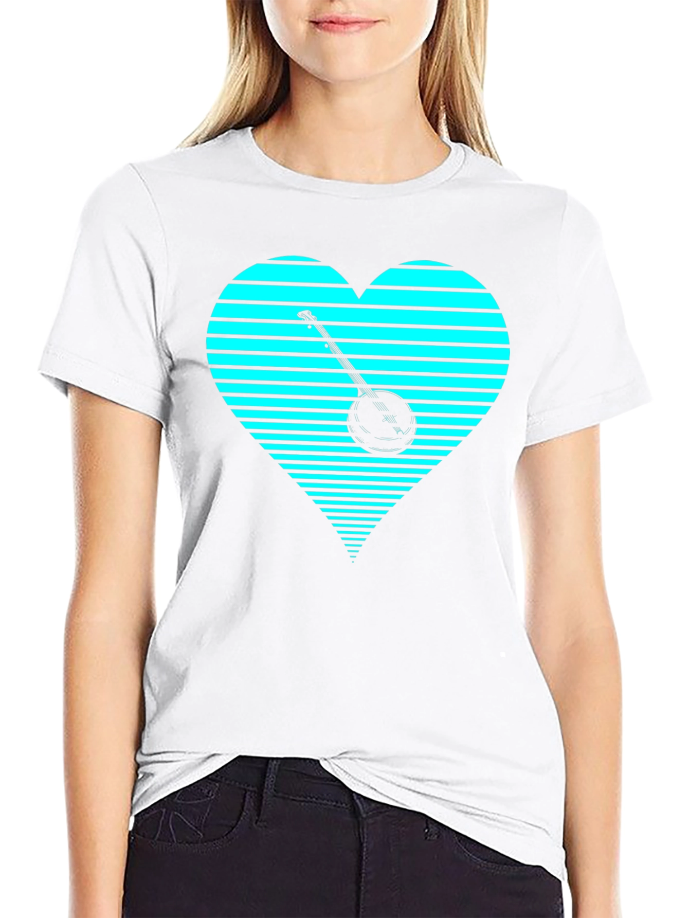 Banjo Heart Graphic Tee