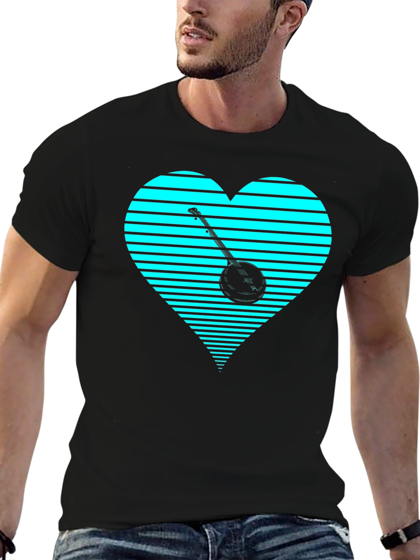 Banjo Heart Graphic Tee