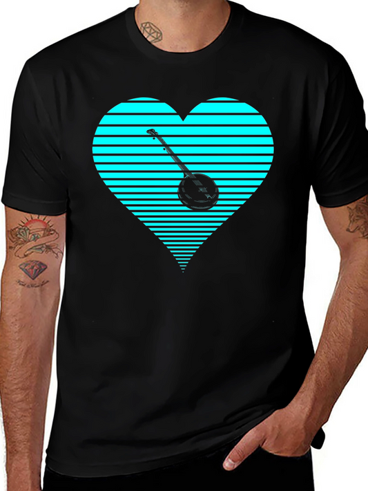 Banjo Heart Graphic Tee