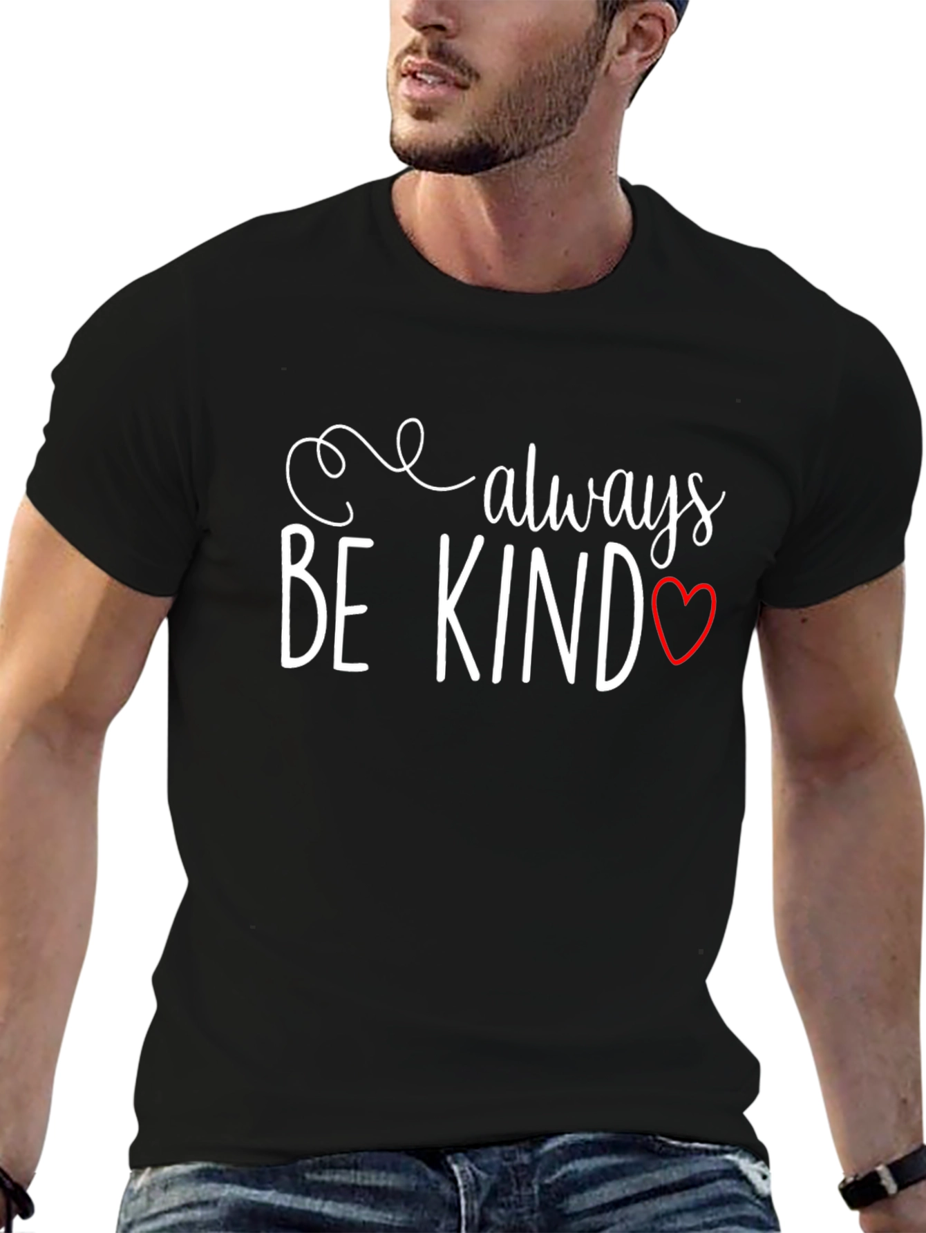 Always Be Kind T-Shirt Heart Graphic Unisex