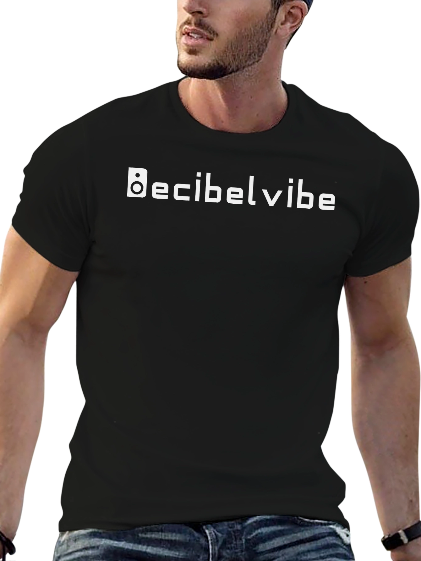 Decibel Vibe Graphic Tee - Modern Speaker Design