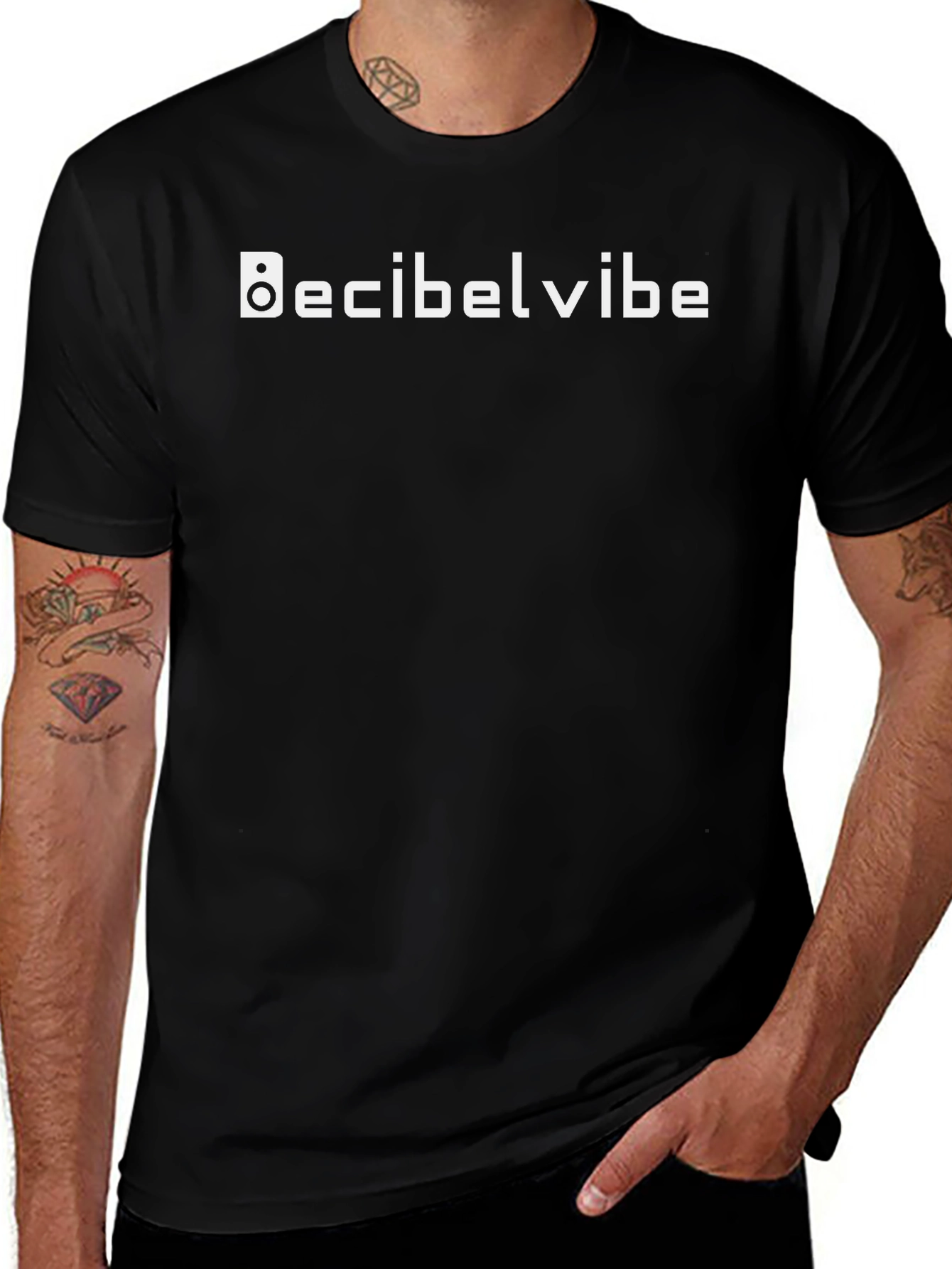 Decibel Vibe Graphic Tee - Modern Speaker Design