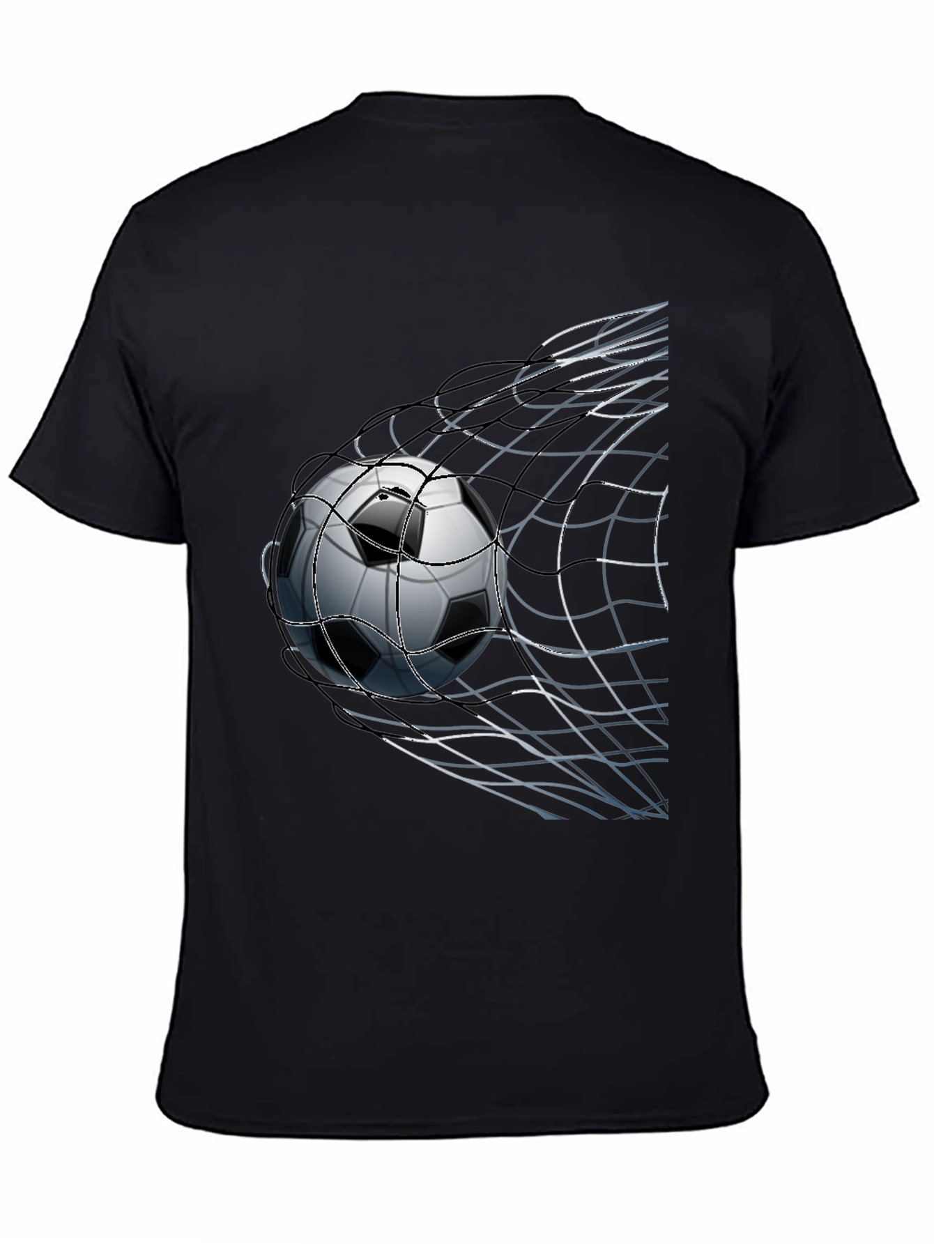 Soccer Ball Graphic Tee - Net Goal Design