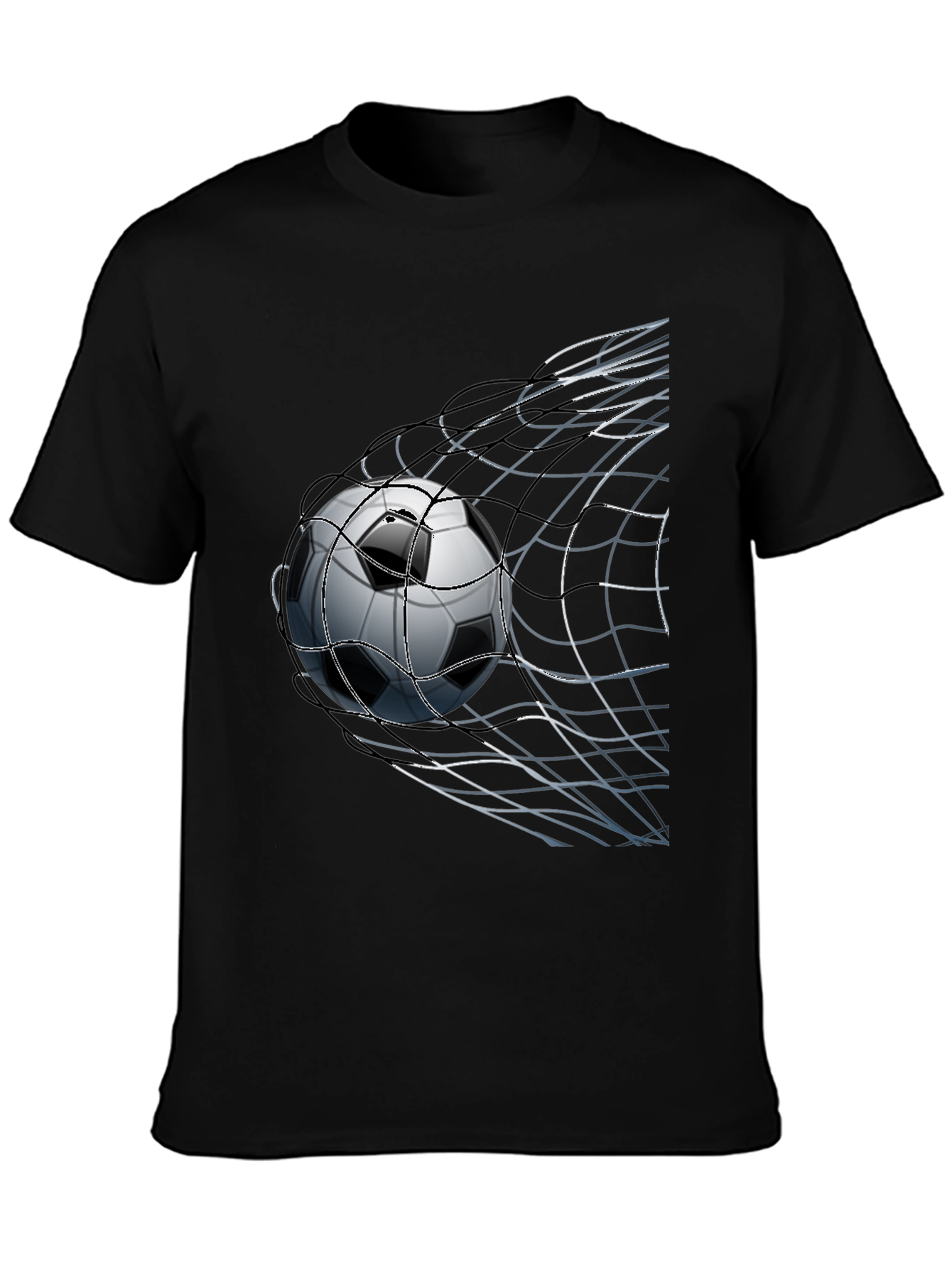 Soccer Ball Graphic Tee - Net Goal Design
