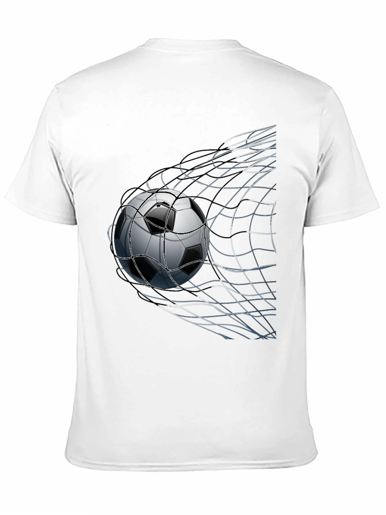 Soccer Ball Graphic Tee - Net Goal Design