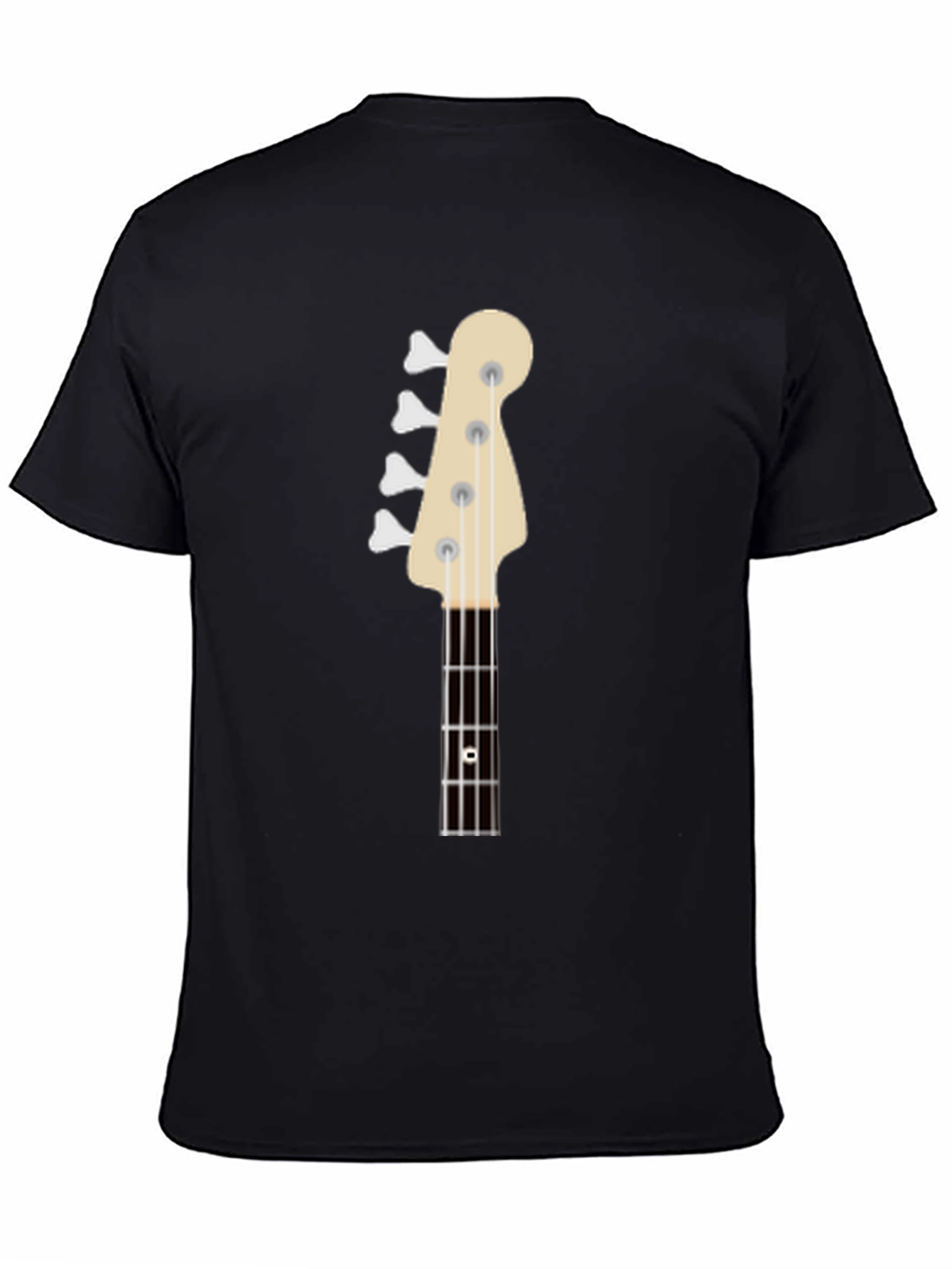 Bass Guitar Headstock Graphic T-Shirt - Musician Tee