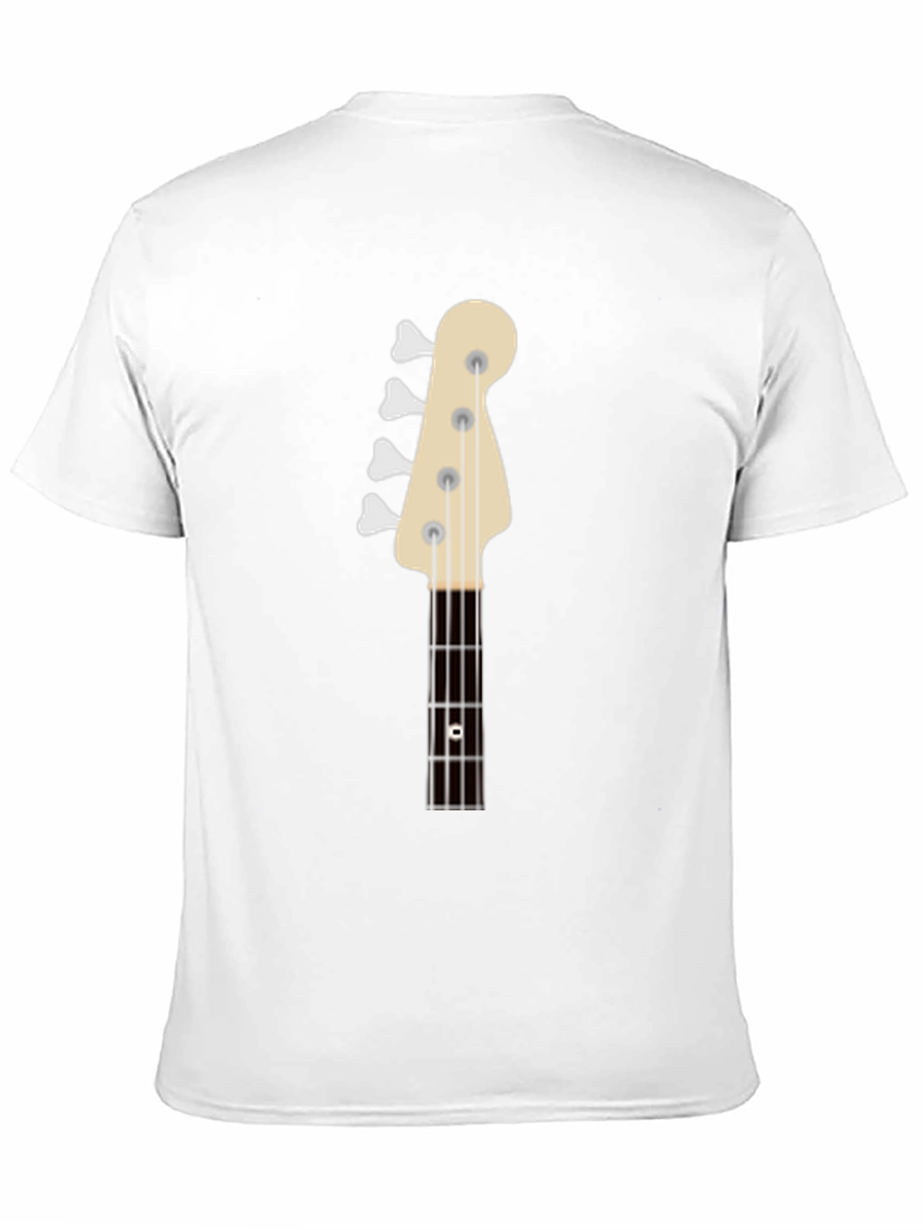 Bass Guitar Headstock Graphic T-Shirt - Musician Tee