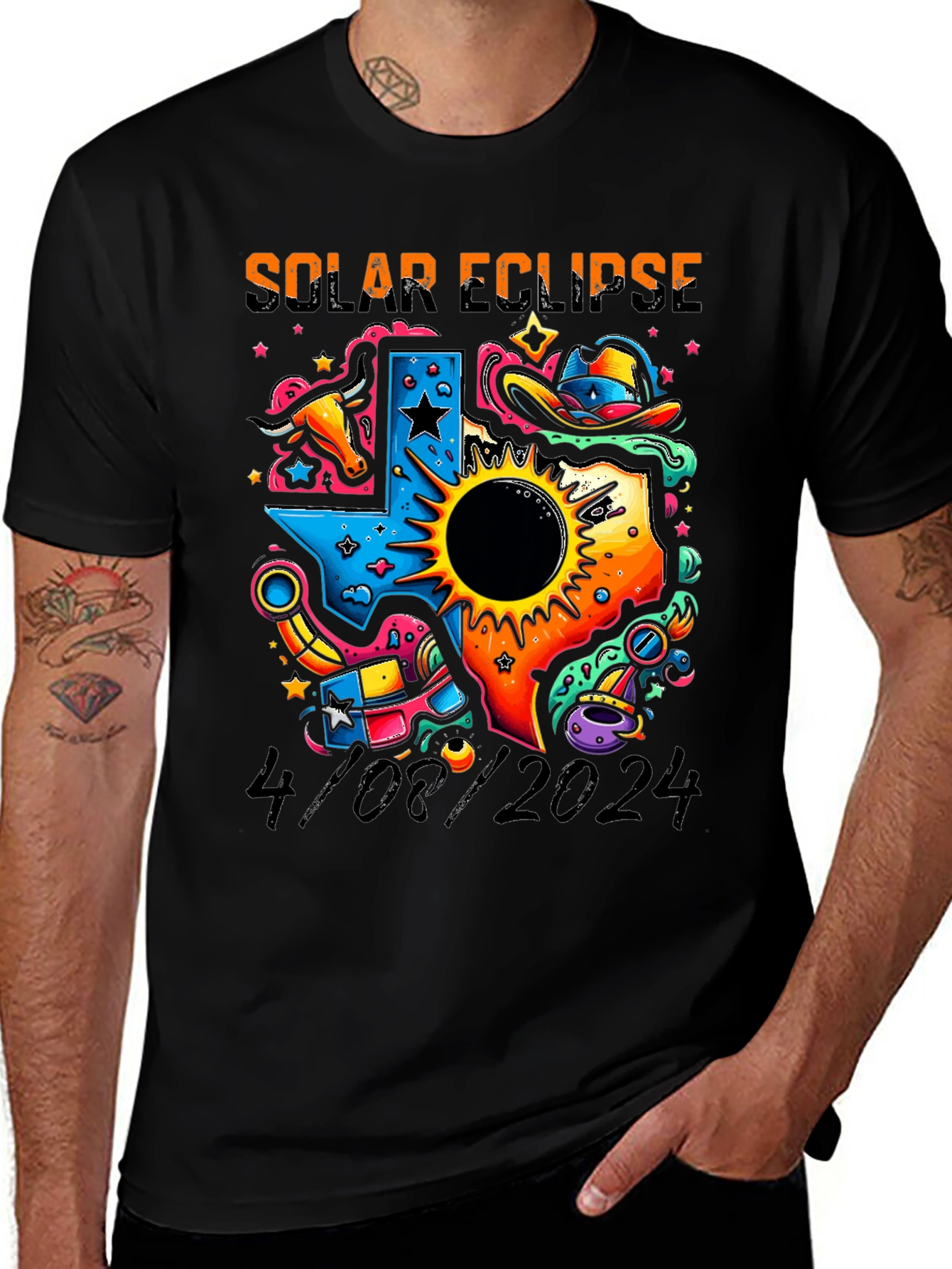 Texas Solar Eclipse 2024 T-Shirt