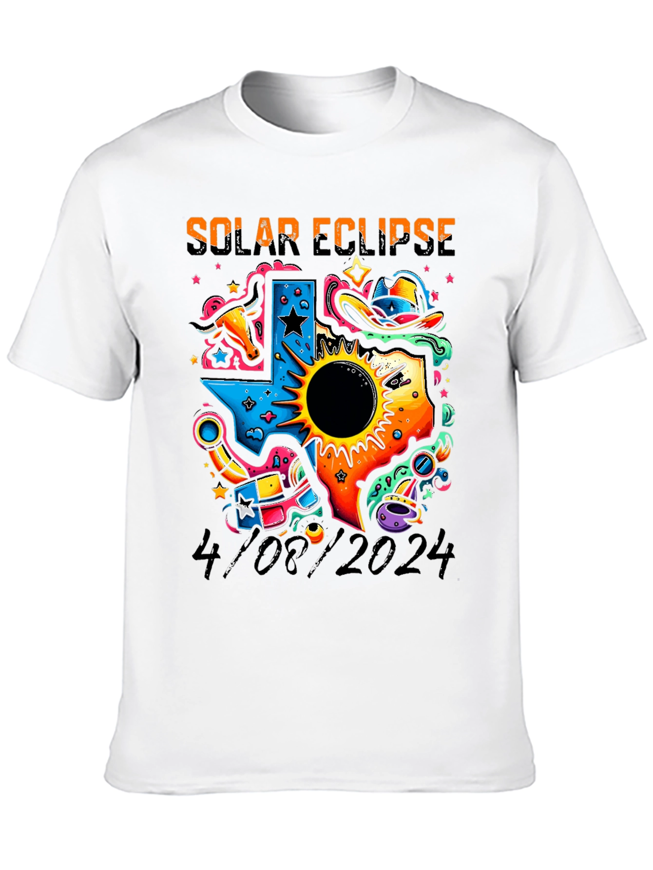 Texas Solar Eclipse 2024 T-Shirt