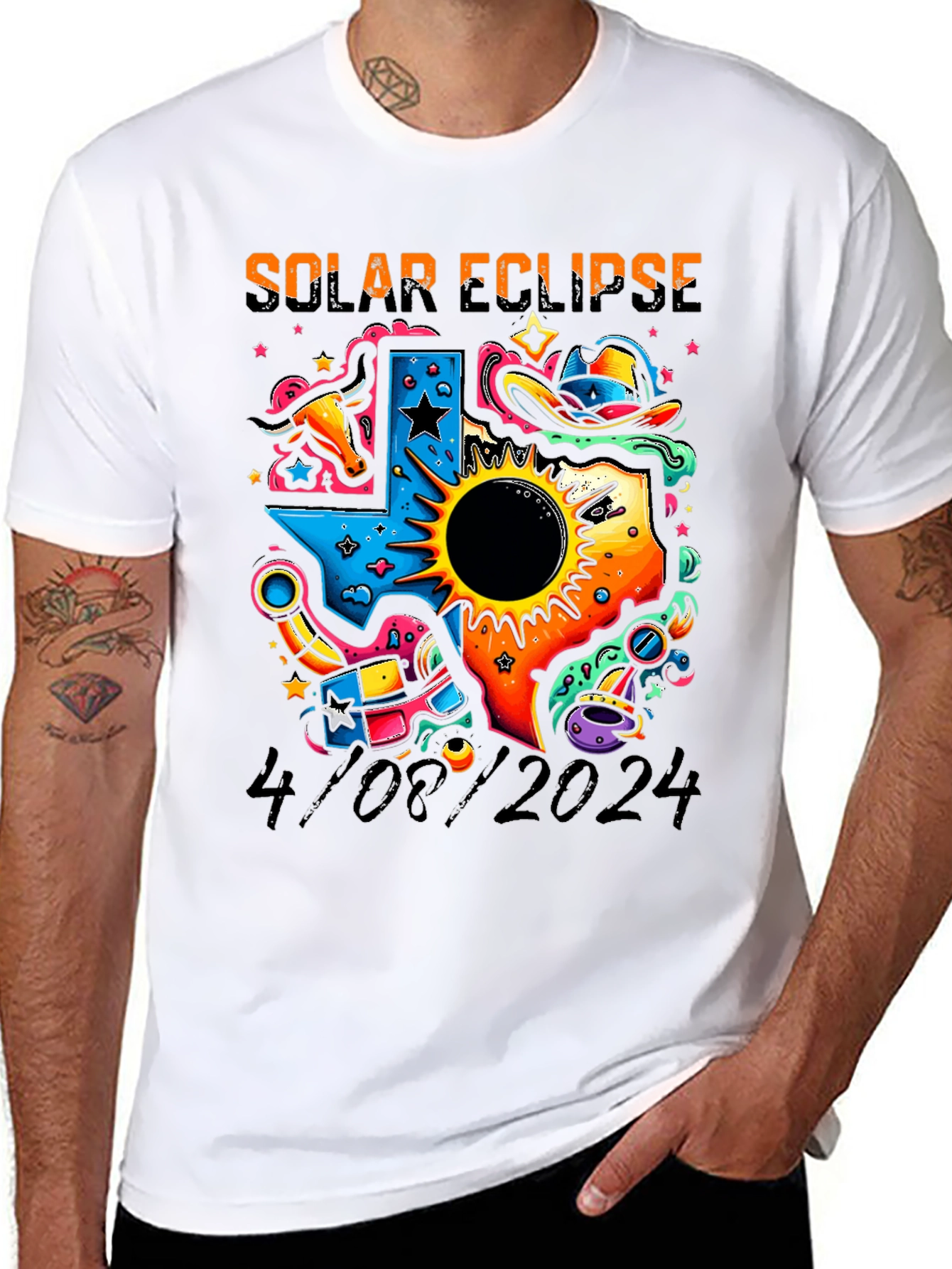 Texas Solar Eclipse 2024 T-Shirt