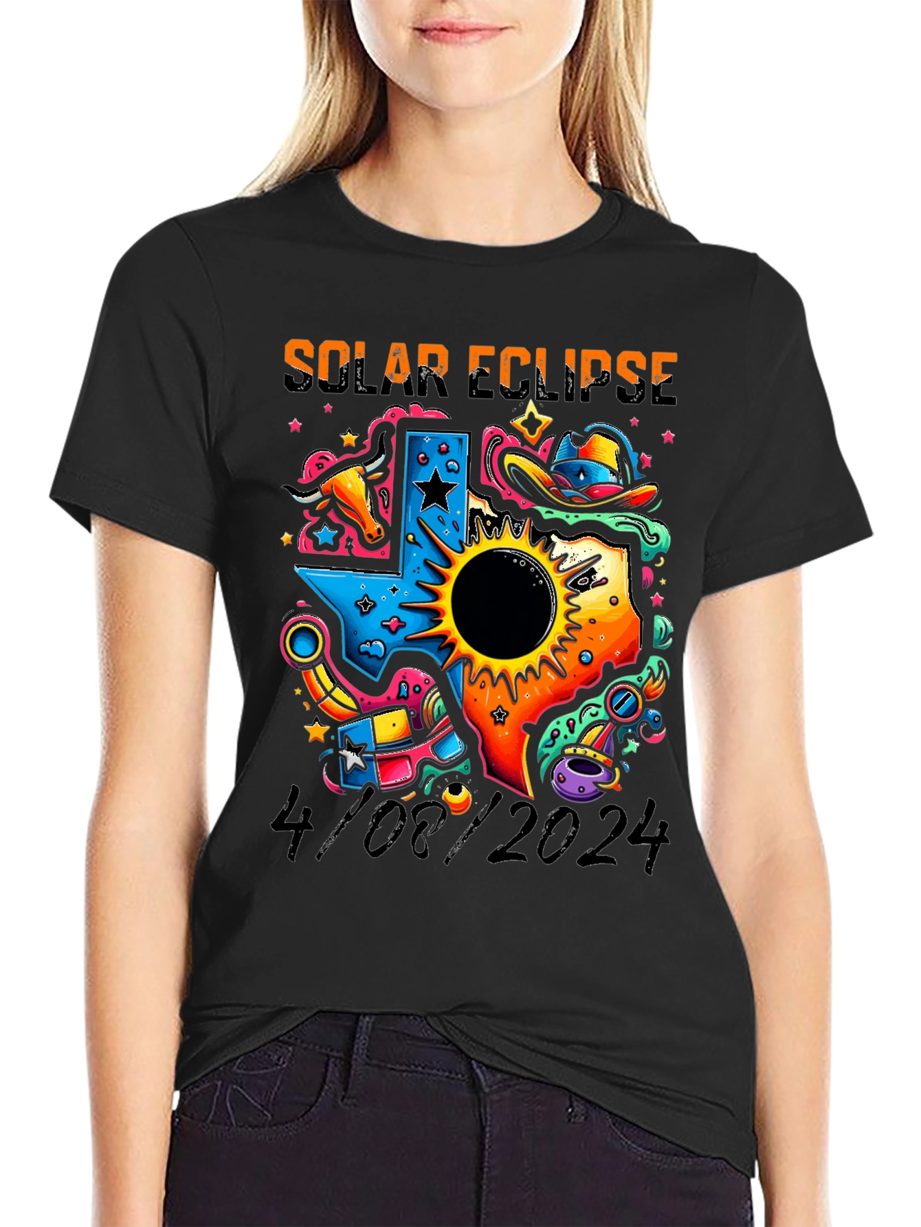 Texas Solar Eclipse 2024 T-Shirt