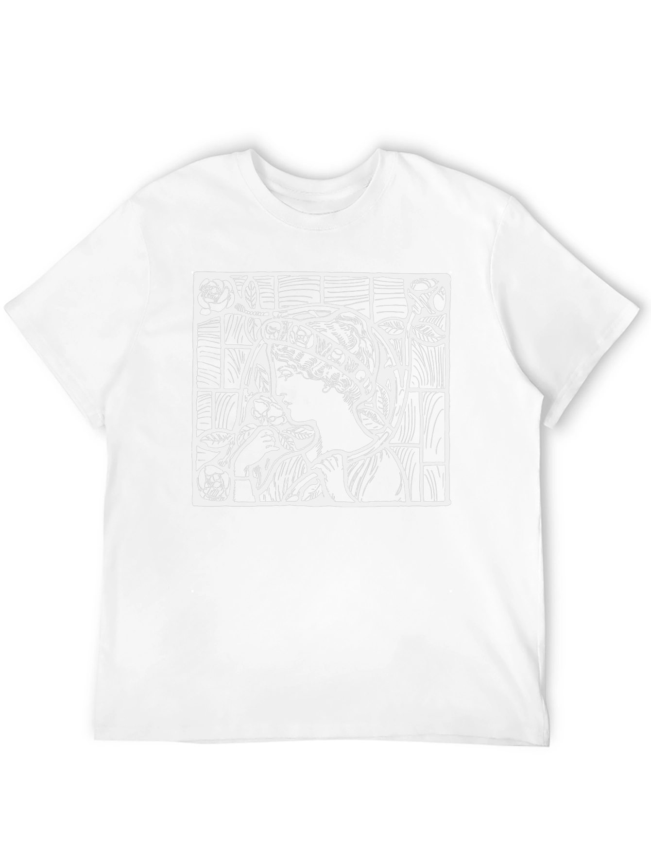 Art Nouveau Graphic Tee - Classic Black