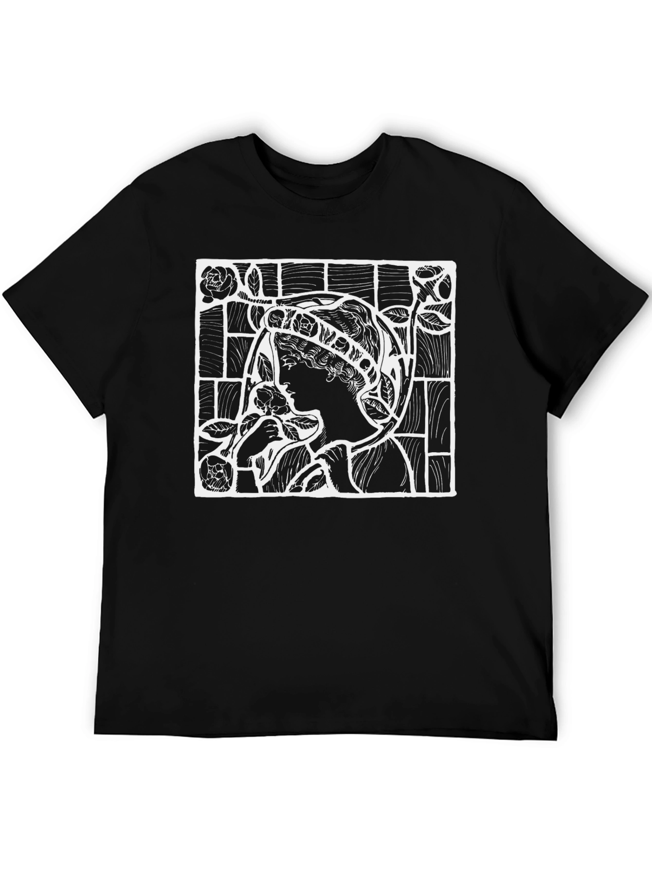 Art Nouveau Graphic Tee - Classic Black