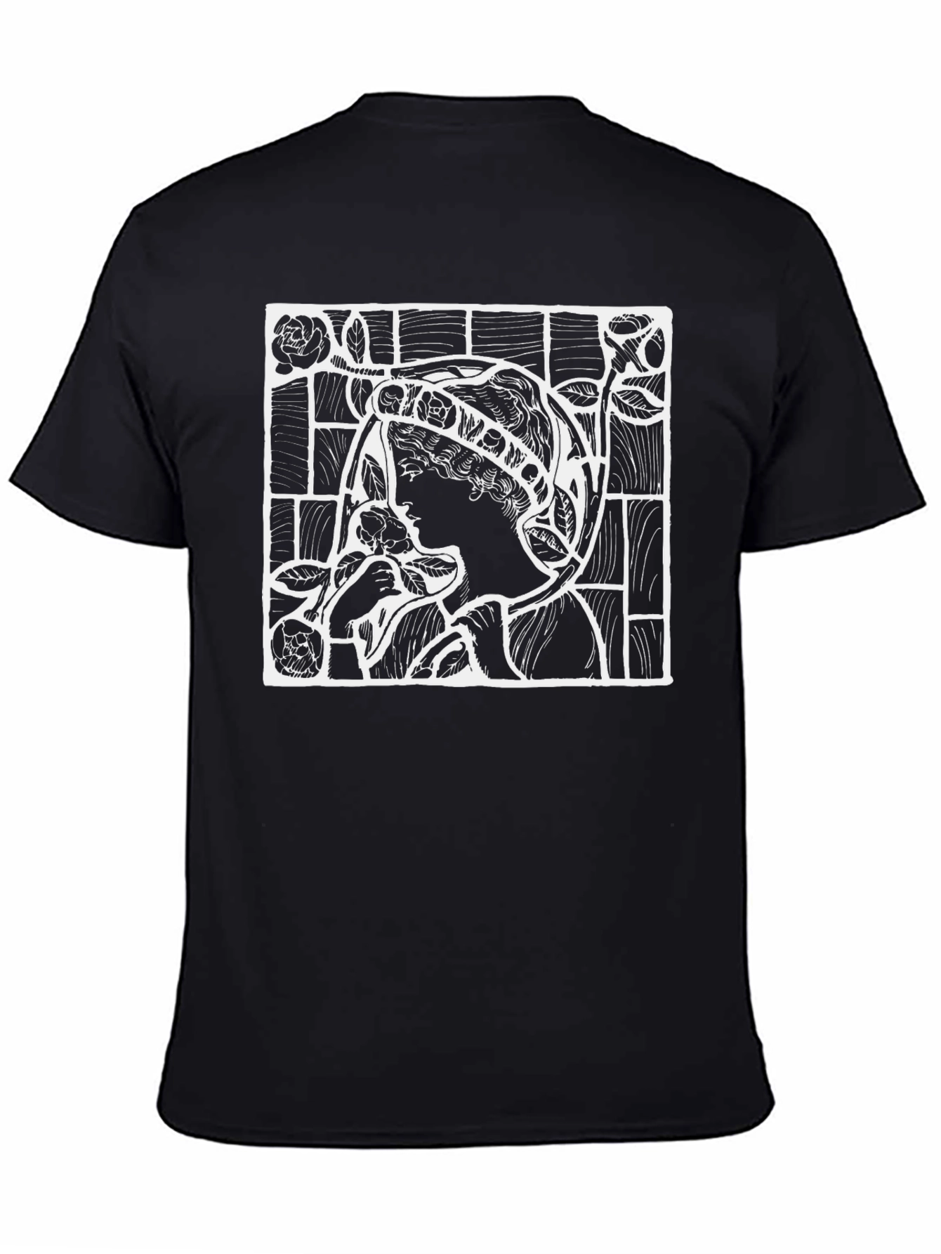 Art Nouveau Graphic Tee - Classic Black