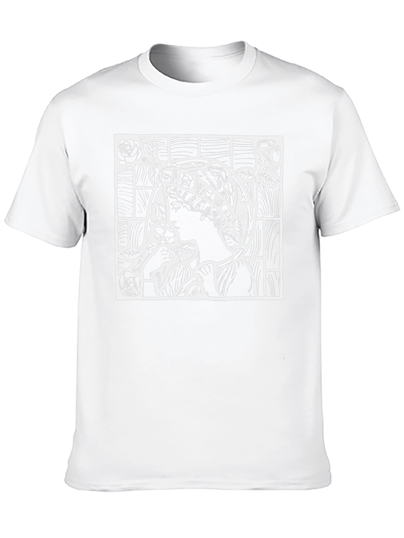 Art Nouveau Graphic Tee - Classic Black