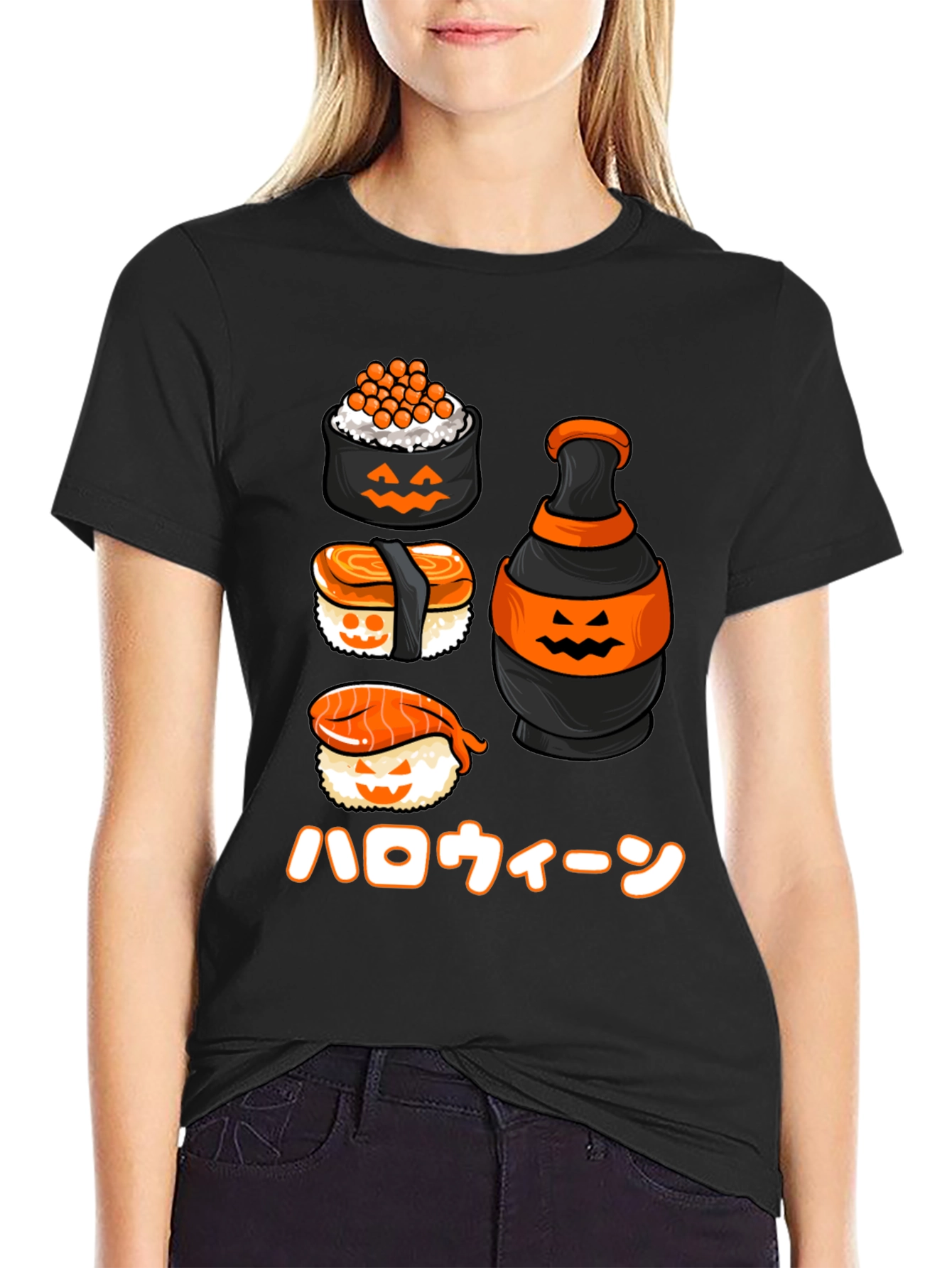 Sushi Halloween T-Shirt - Japanese Holiday Tee
