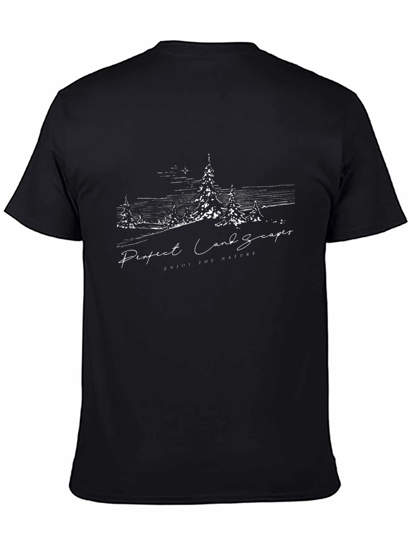Perfect Landscapes Black Tee