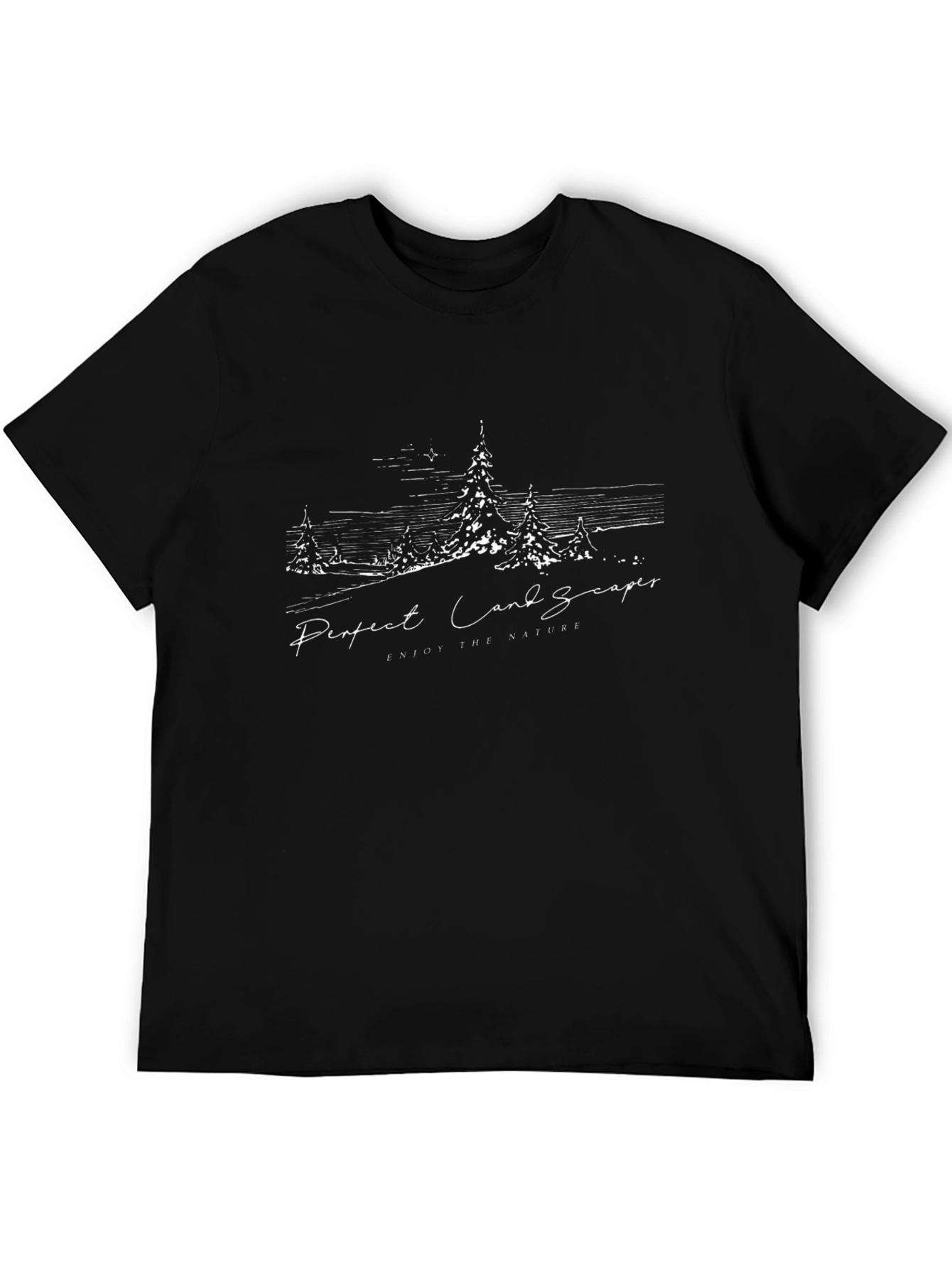 Perfect Landscapes Black Tee