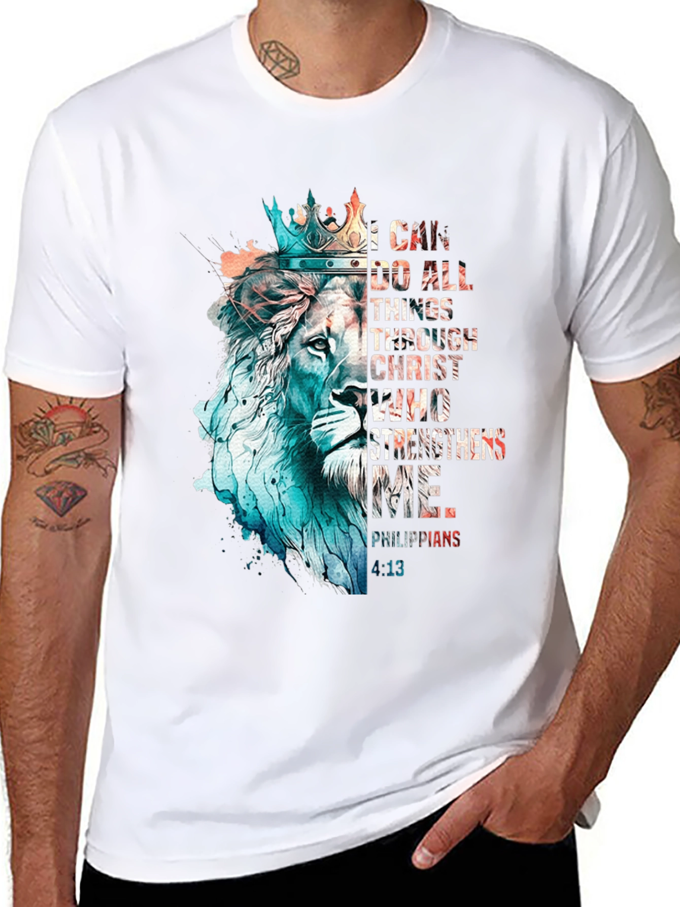 Lion King Christian T-Shirt - Faith Inspired Apparel