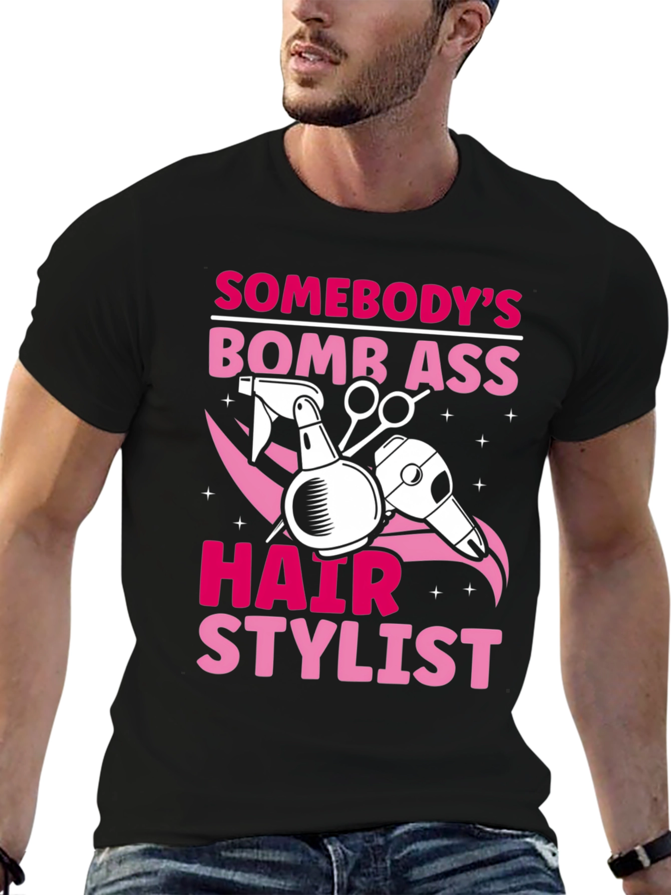 Bomb Ass Hair Stylist T-Shirt