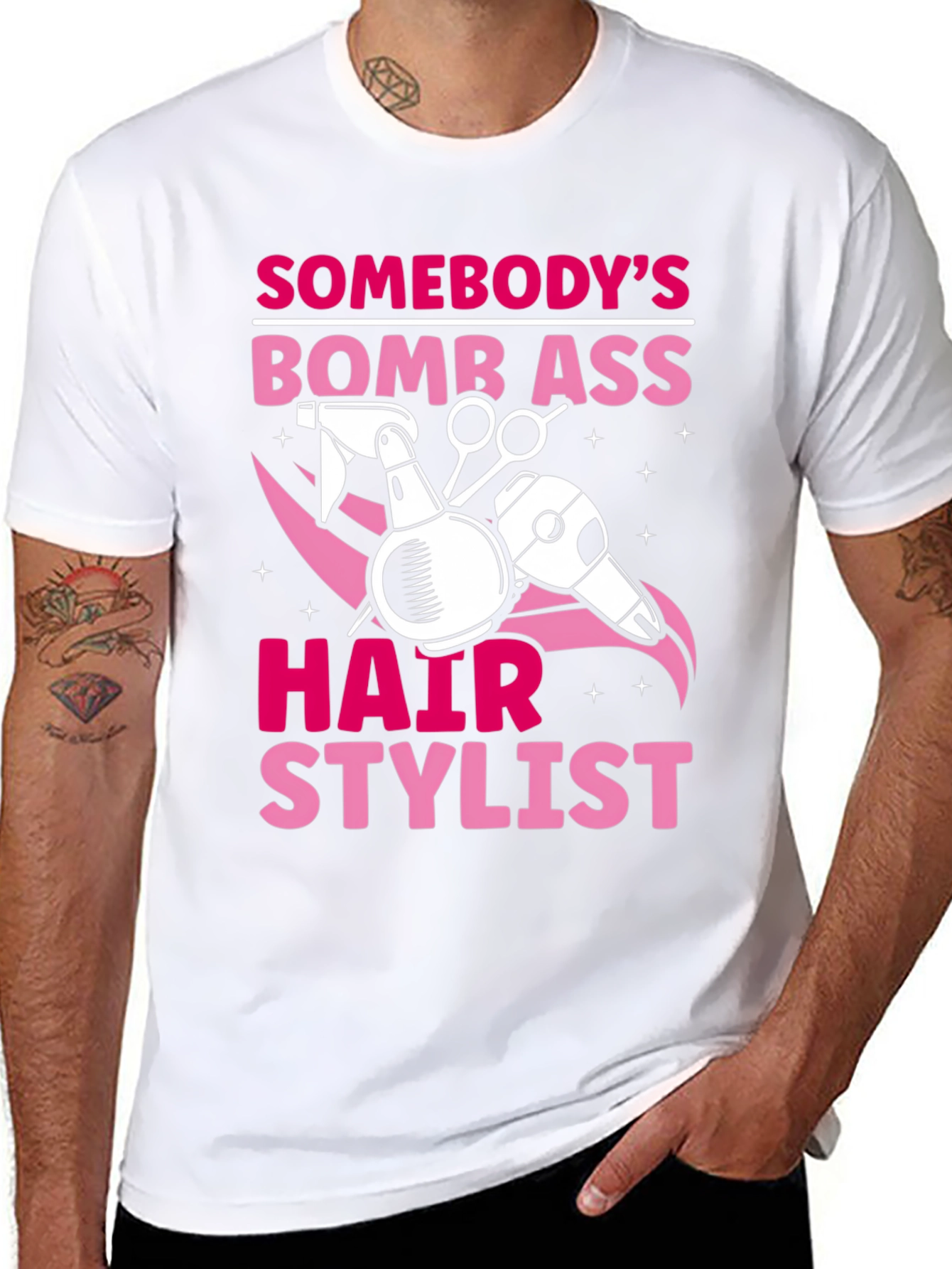 Bomb Ass Hair Stylist T-Shirt