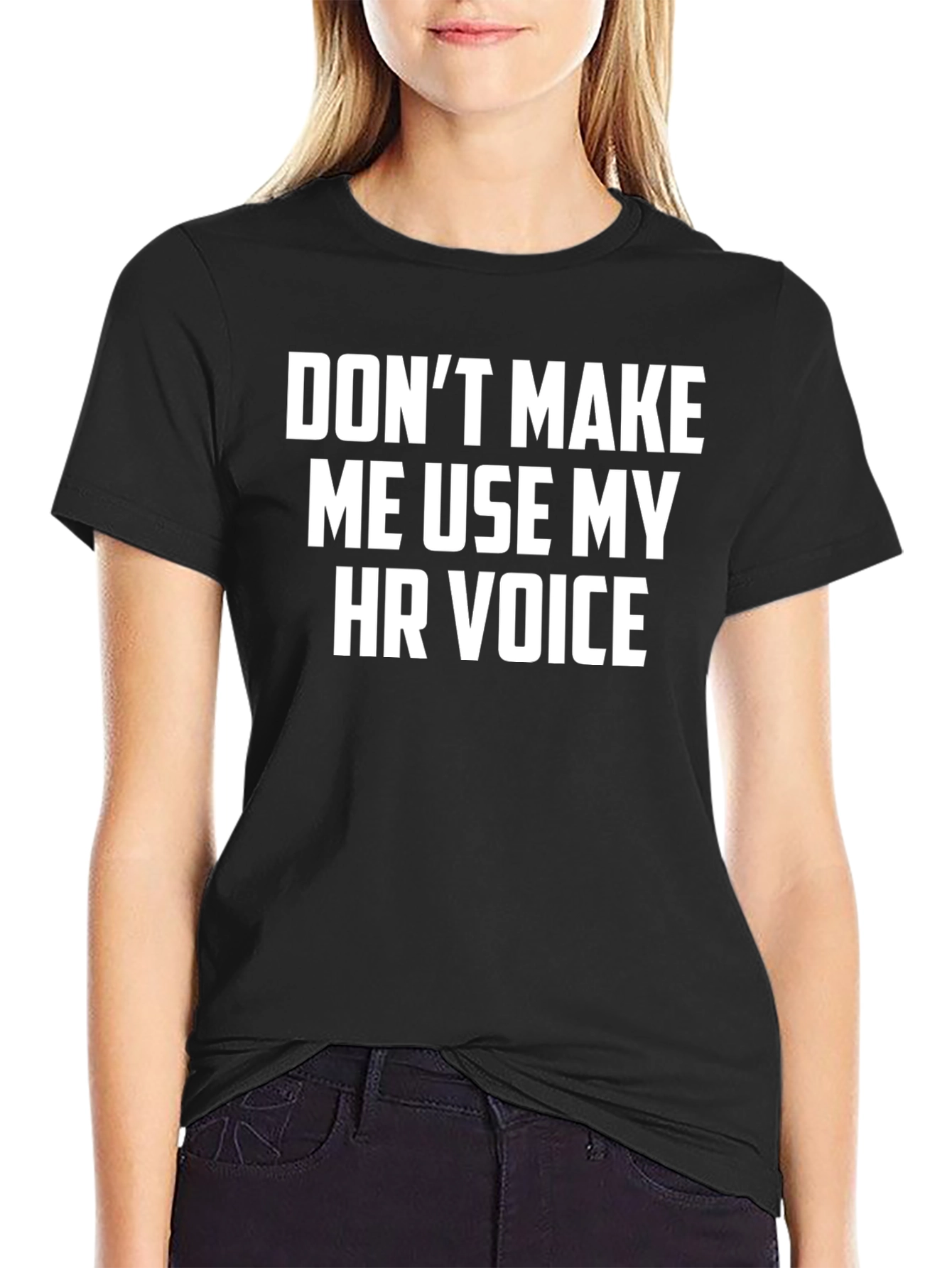 HR Voice Graphic T-Shirt - Funny Office Humor