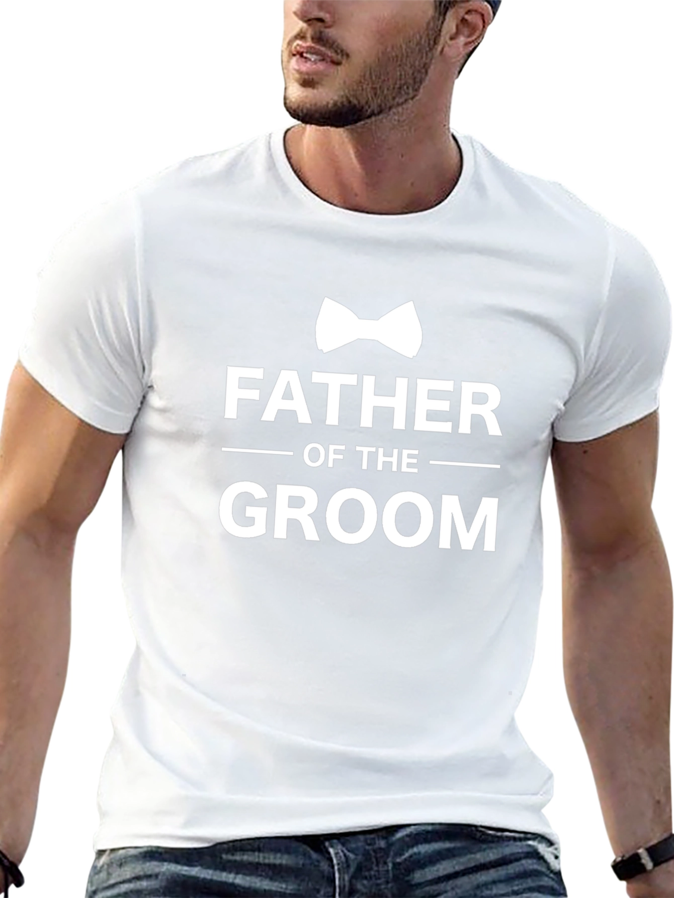 Father of the Groom Bowtie T-Shirt