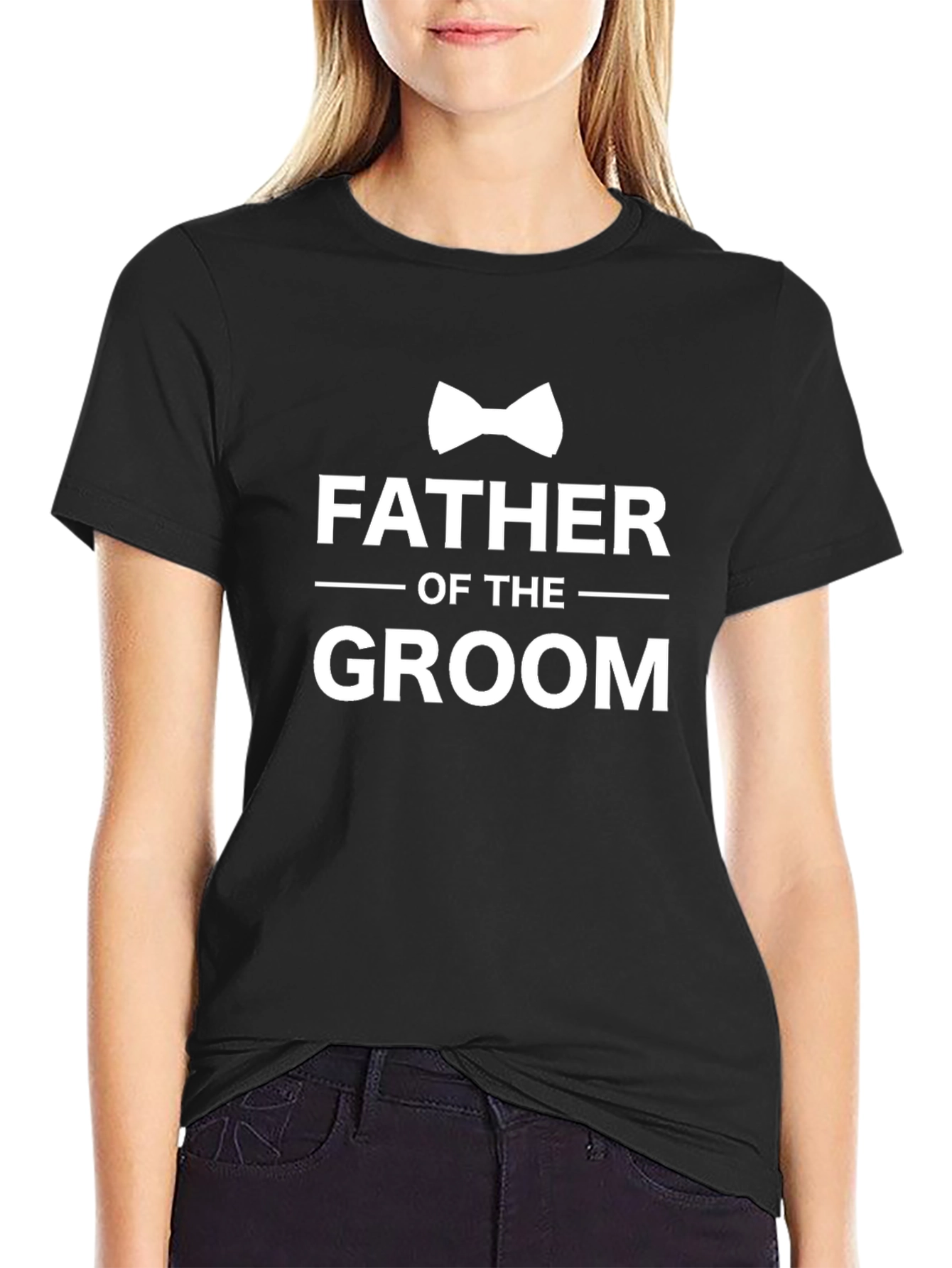 Father of the Groom Bowtie T-Shirt