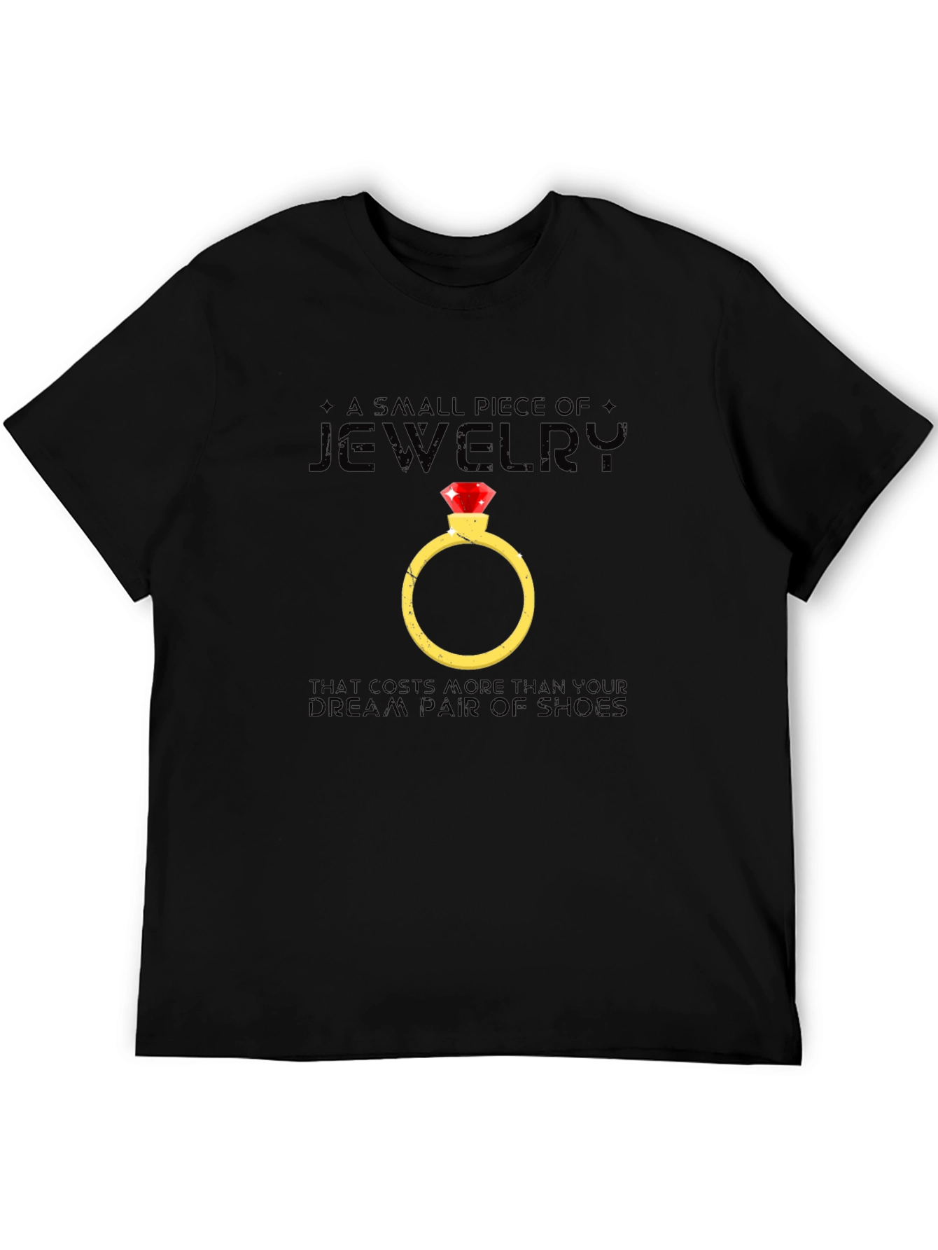 Funny Jewelry T-Shirt - Expensive Ring Design