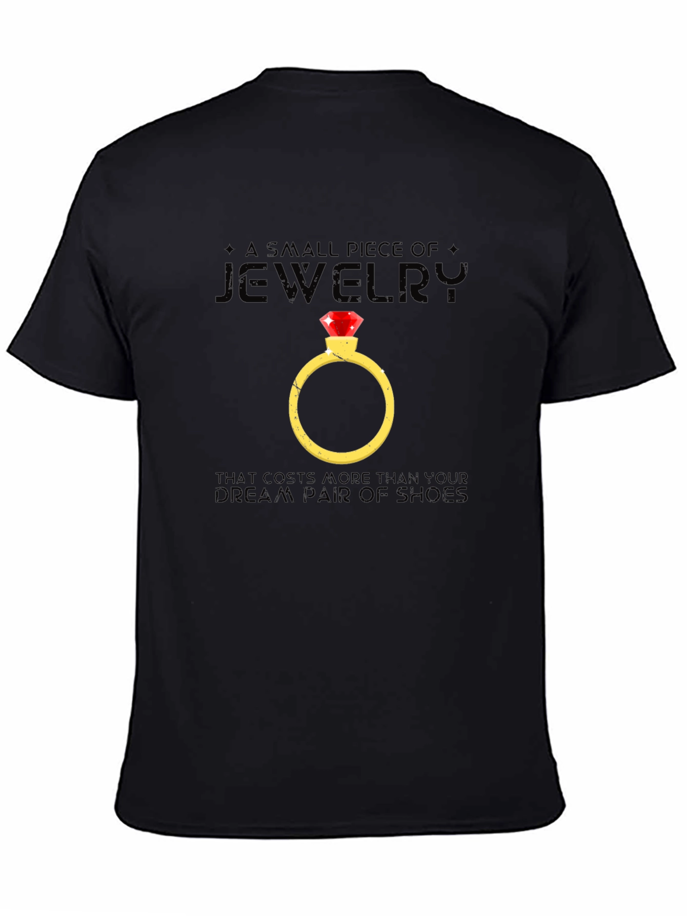 Funny Jewelry T-Shirt - Expensive Ring Design