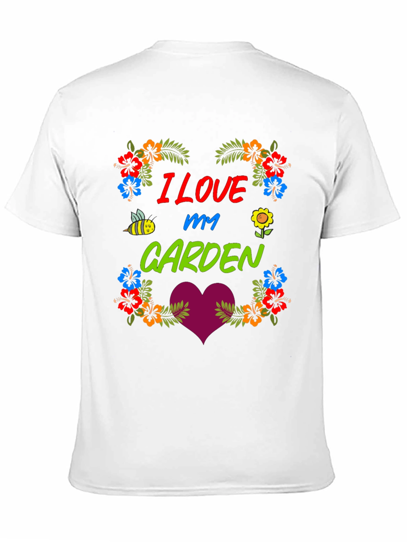 I Love My Garden Floral Graphic T-Shirt