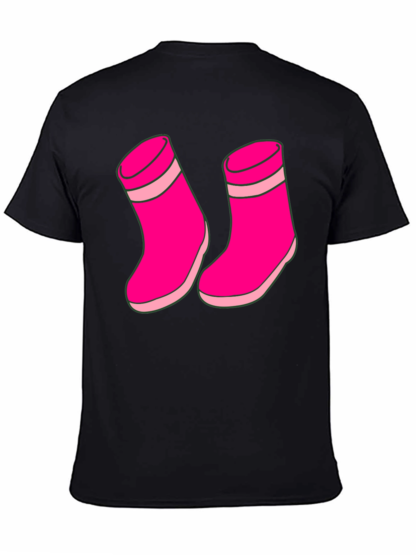 Pink Socks Graphic T-Shirt Unisex