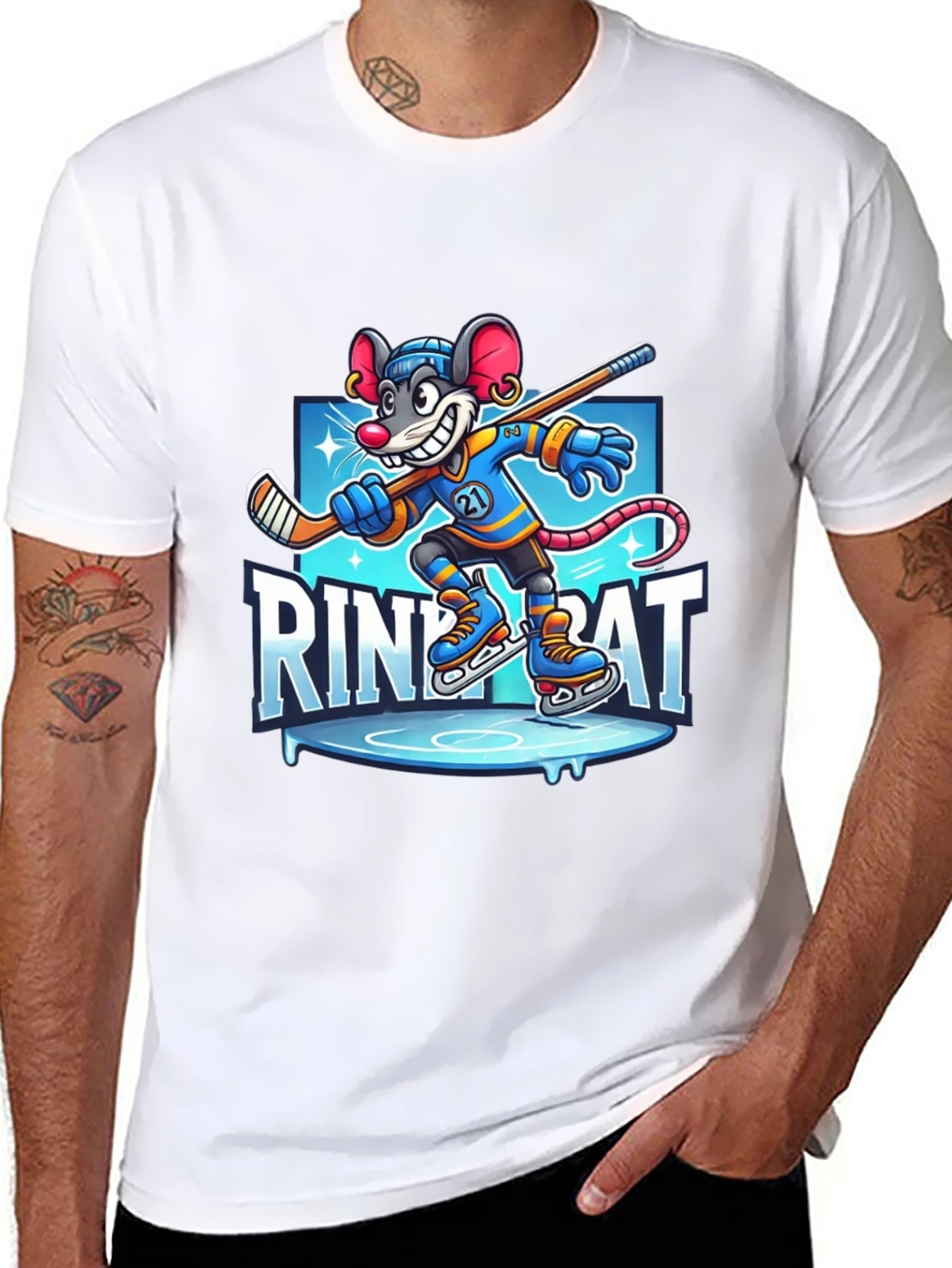 Rink Rat Hockey T-Shirt