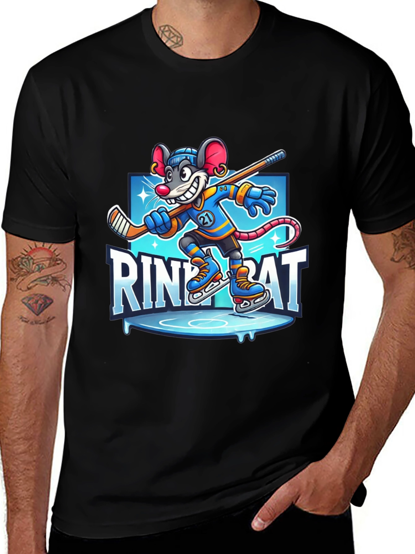 Rink Rat Hockey T-Shirt