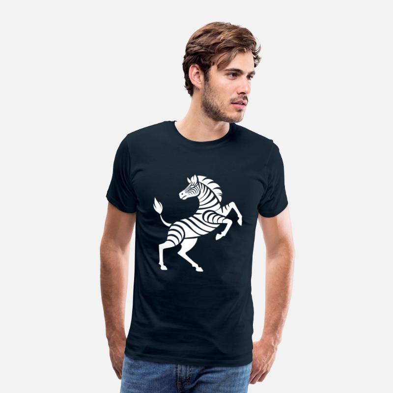 Zebra hooves raised trick silhouette