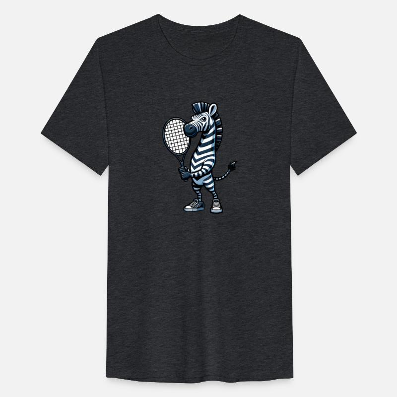 Zebra Tennis Pro - On the Court in Stripes.