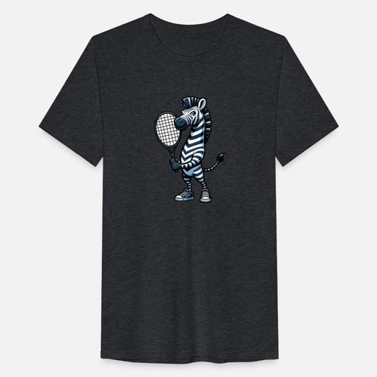 Zebra Tennis Pro - On the Court in Stripes.