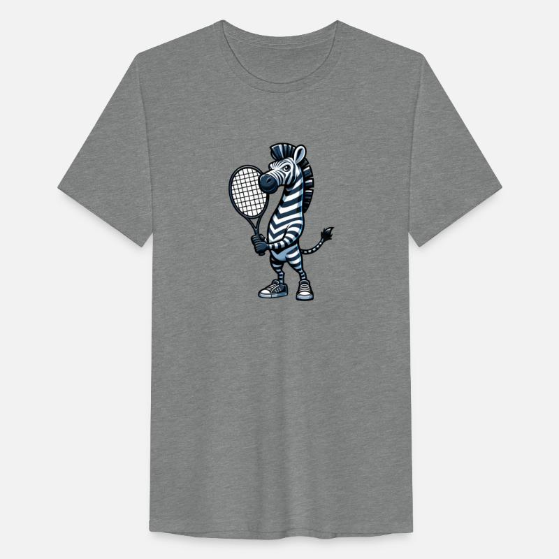 Zebra Tennis Pro - On the Court in Stripes.