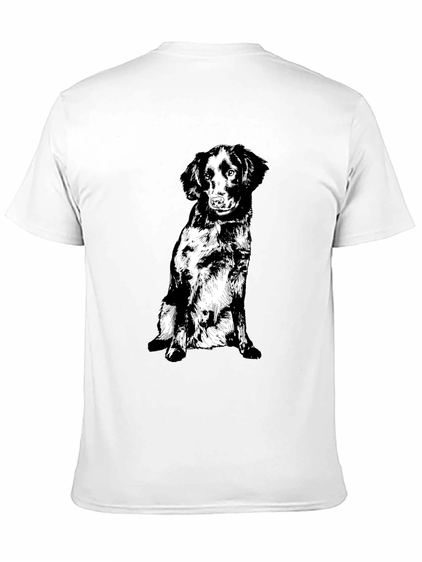 Black Dog Graphic Tee - Cute Pet Lover T-Shirt