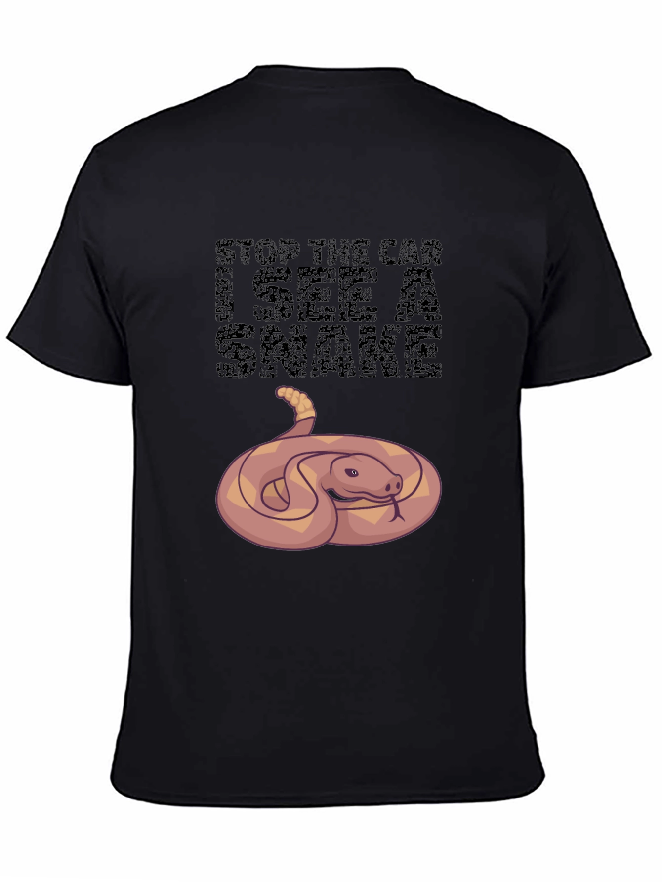 Funny Snake Graphic Tee - Stop The Car!