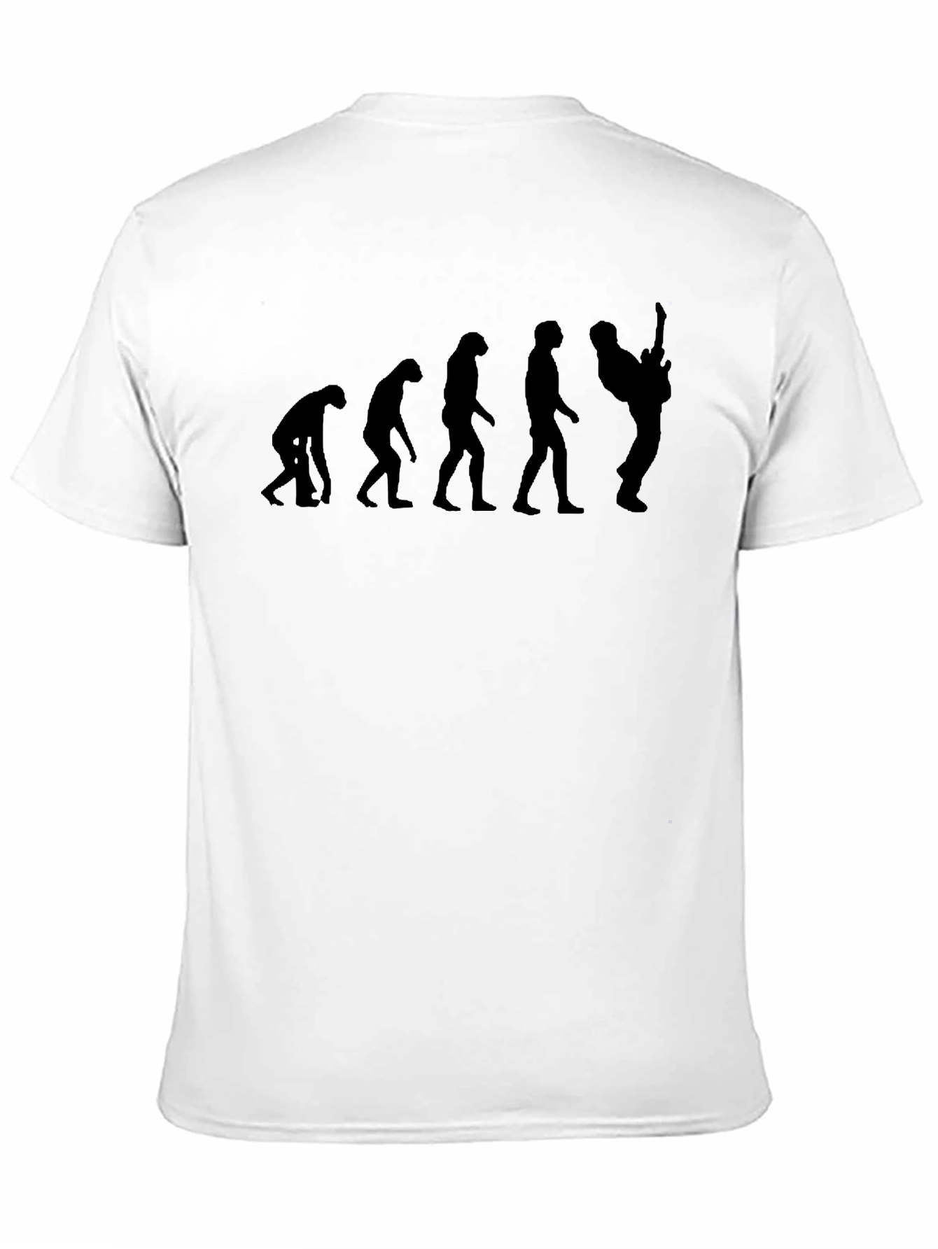 Guitar Evolution Black Graphic Tee