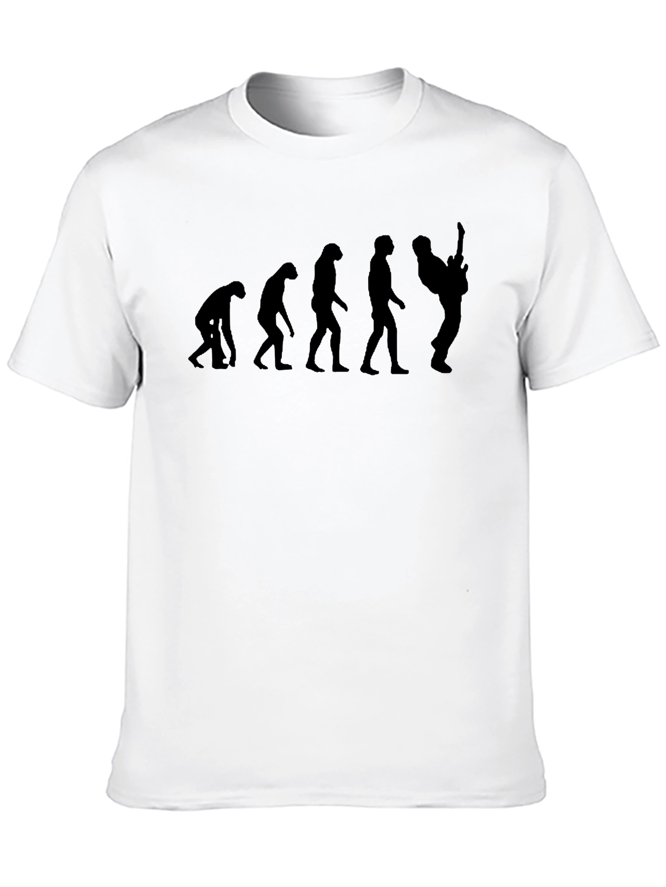 Guitar Evolution Black Graphic Tee
