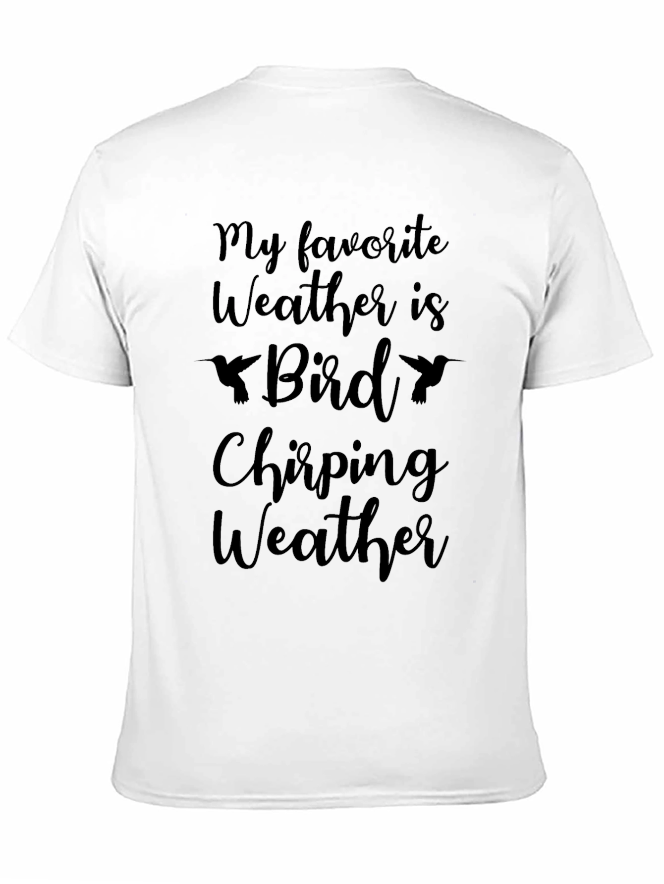 Bird Chirping Weather Graphic Tee