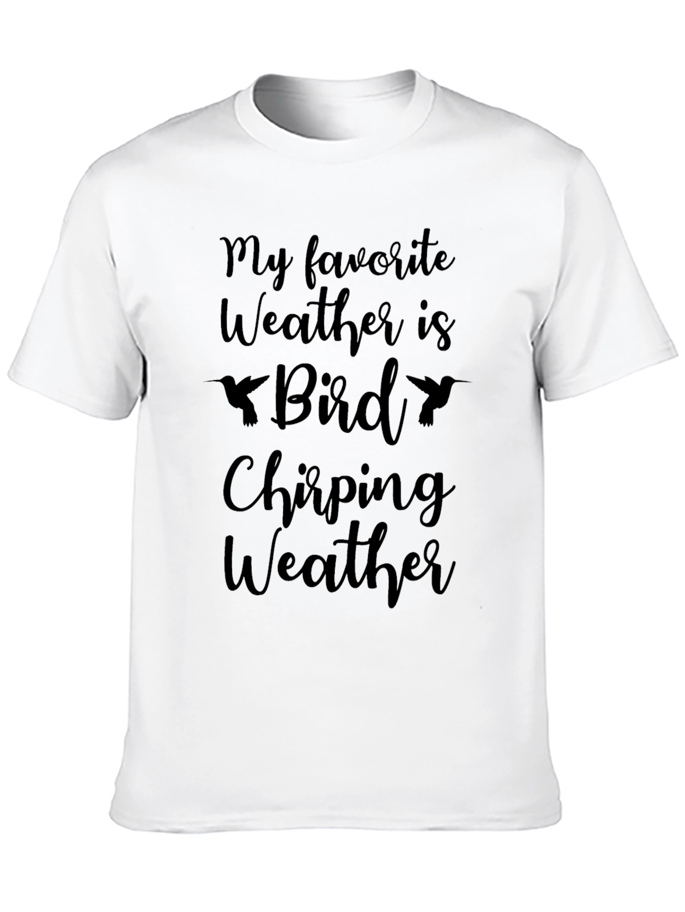 Bird Chirping Weather Graphic Tee