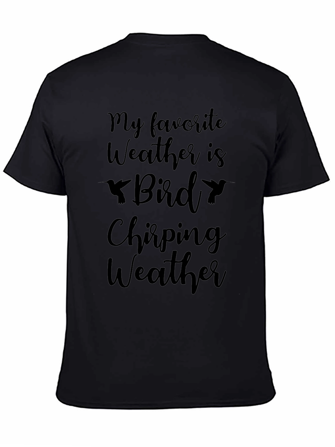 Bird Chirping Weather Graphic Tee