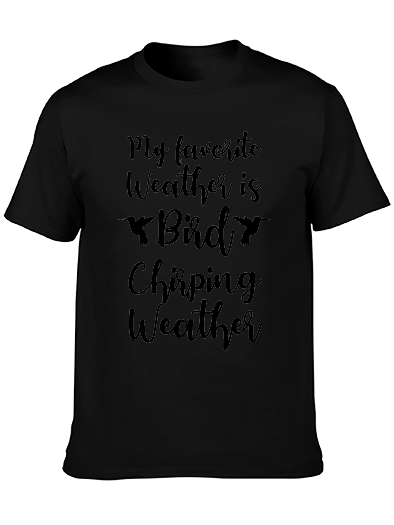 Bird Chirping Weather Graphic Tee